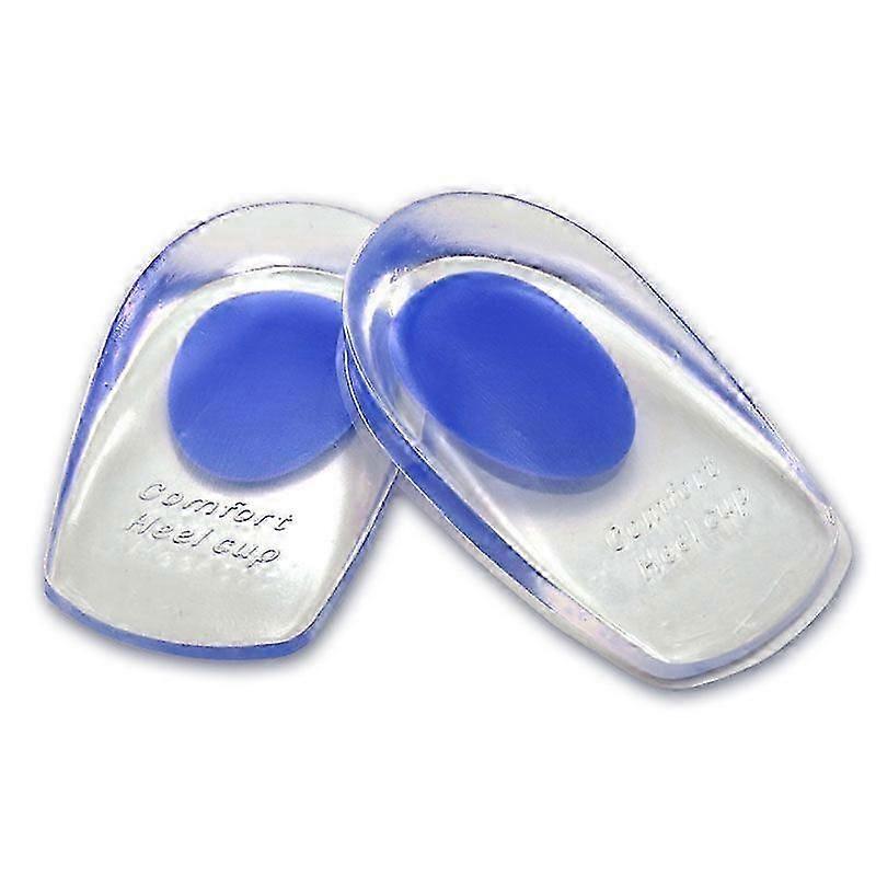 2er-Pack Silikon-Fersenschützer oder Fersenschalen zur Unterstützung von Plantarfasziitis, Achillessehnenschmerzen und Knochensporn-Schmerzlinderung