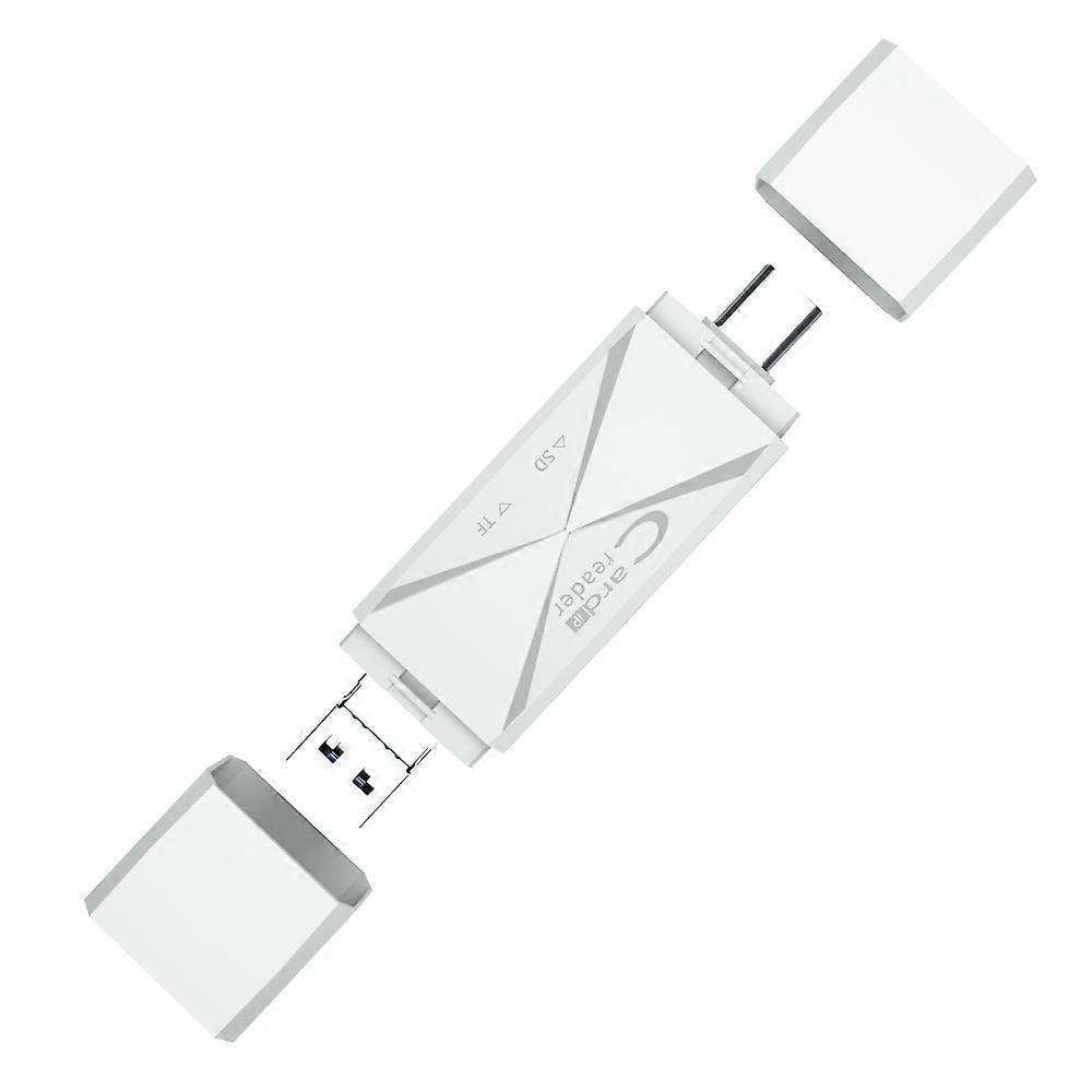 ADS-218 8 Pin+USB+Type-C Multi-function Card Reader