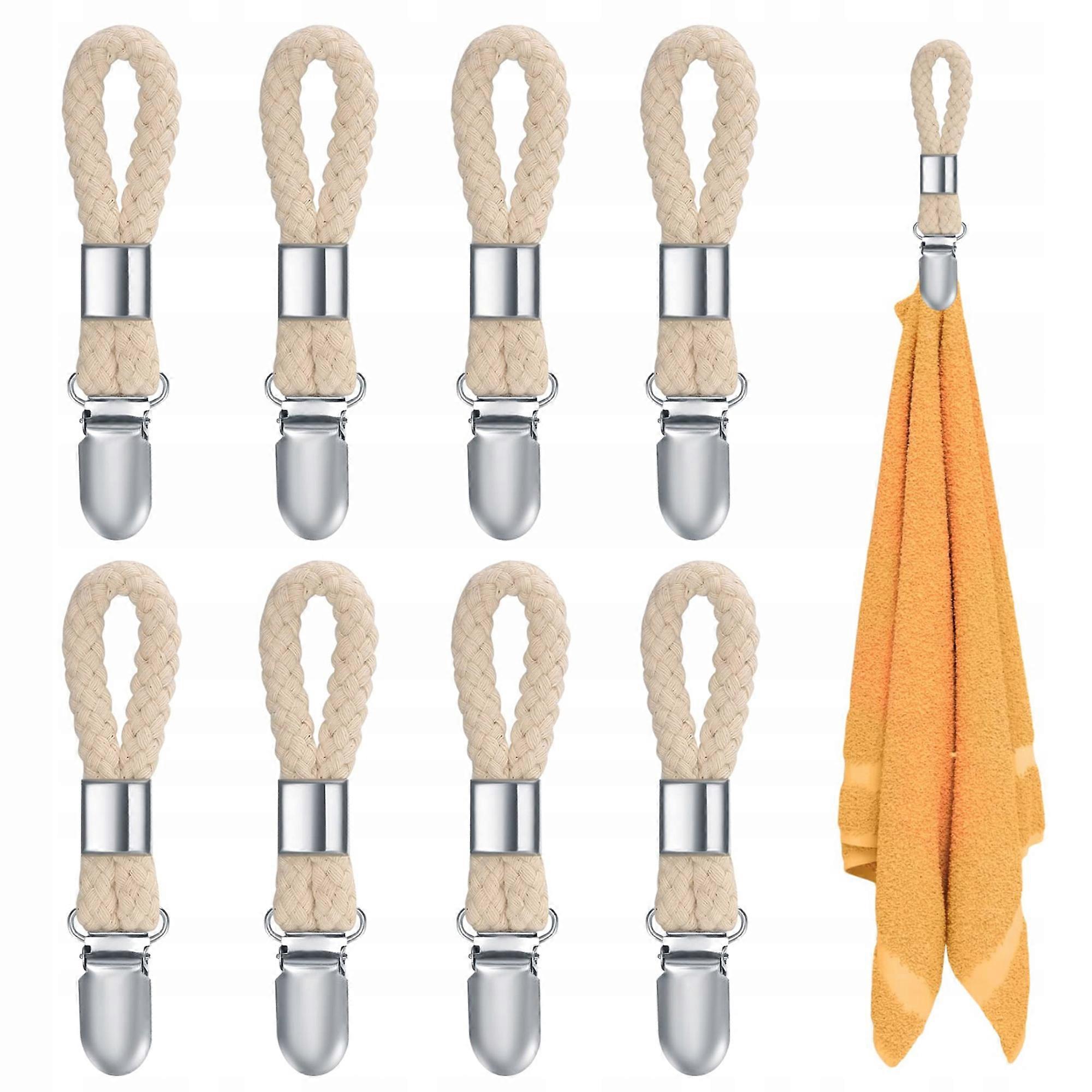 Perchas para paños de cocina clips 8stz