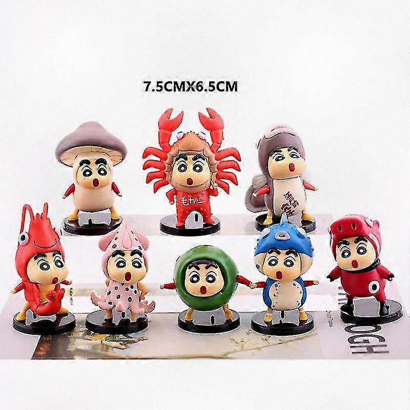 Easter Crayon Ornament for Cake Baking Decoration, Gift Doll Set Suitable for Various Occasions, 8 Pieces