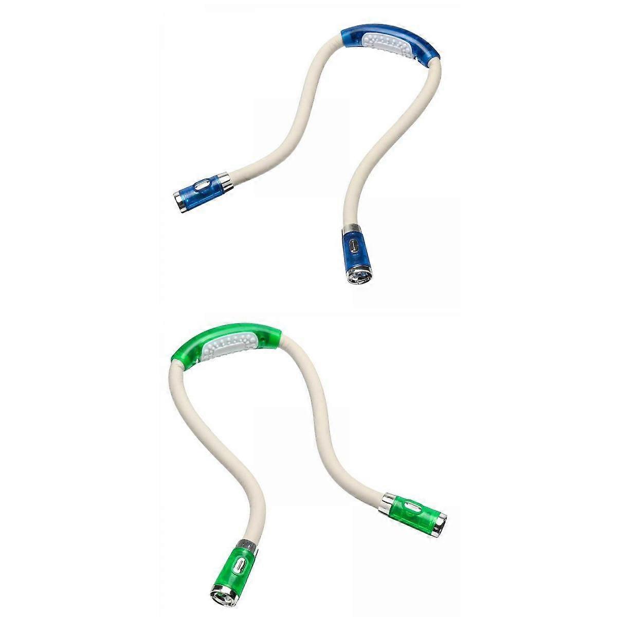 Pack of2 Flexible Soft Led Lamp Neck Light Bendable Adjustable Brightness