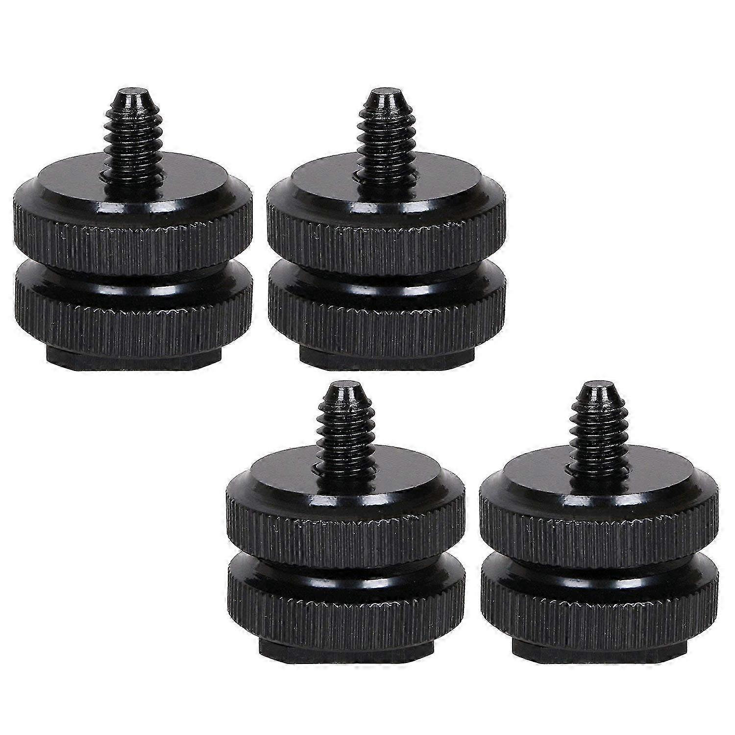 Blitzschuh auf 1/4"-20 Stativschraubadapter, Blitzschuhhalterung für DSLR-Kameras (2er-Pack)