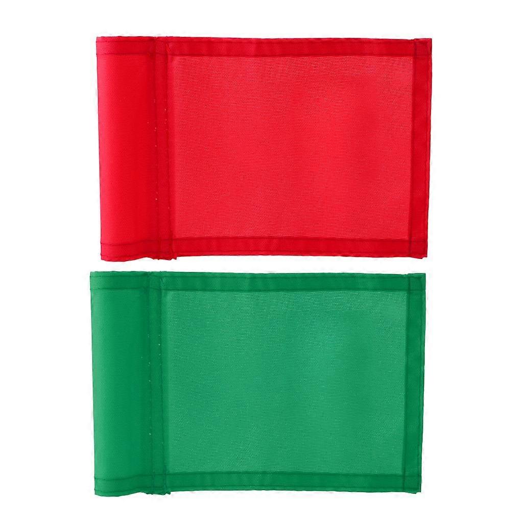2PCS Pole Cup Flag Putting Green Marker Backyard Training Aid