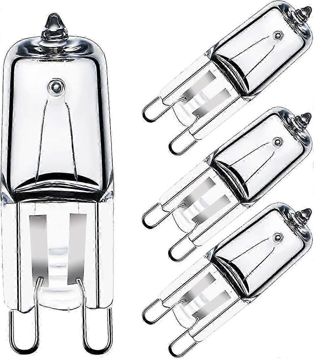 Ensemble de 4 ampoules de four halogène G9 25 W 230 V 300 C, 43 x 14 mm