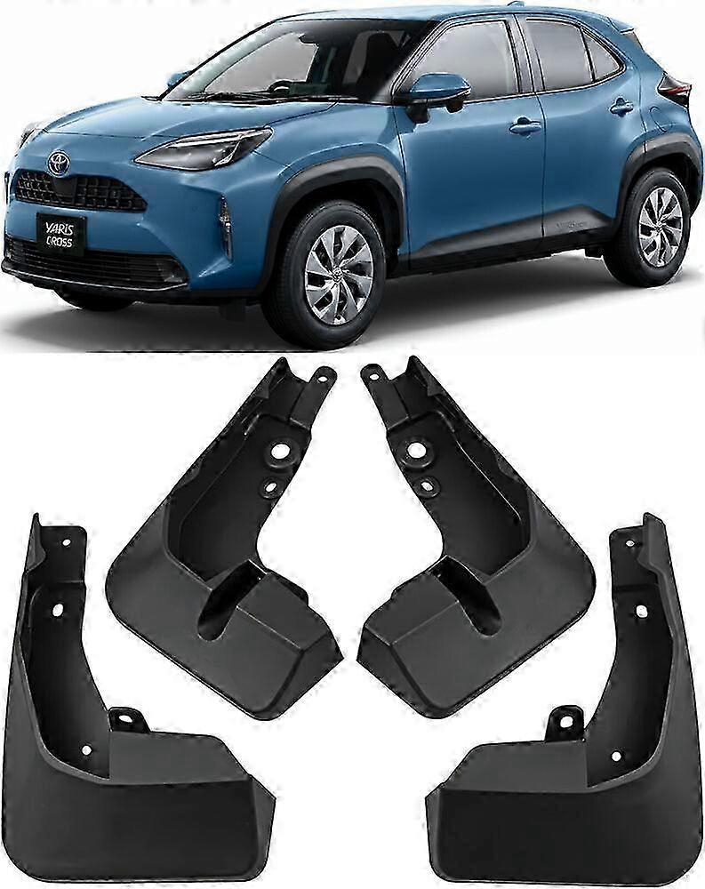 Mud Flaps and Fender Set for 2020-2024 Toyota Yaris Cross with Full Splash Guards