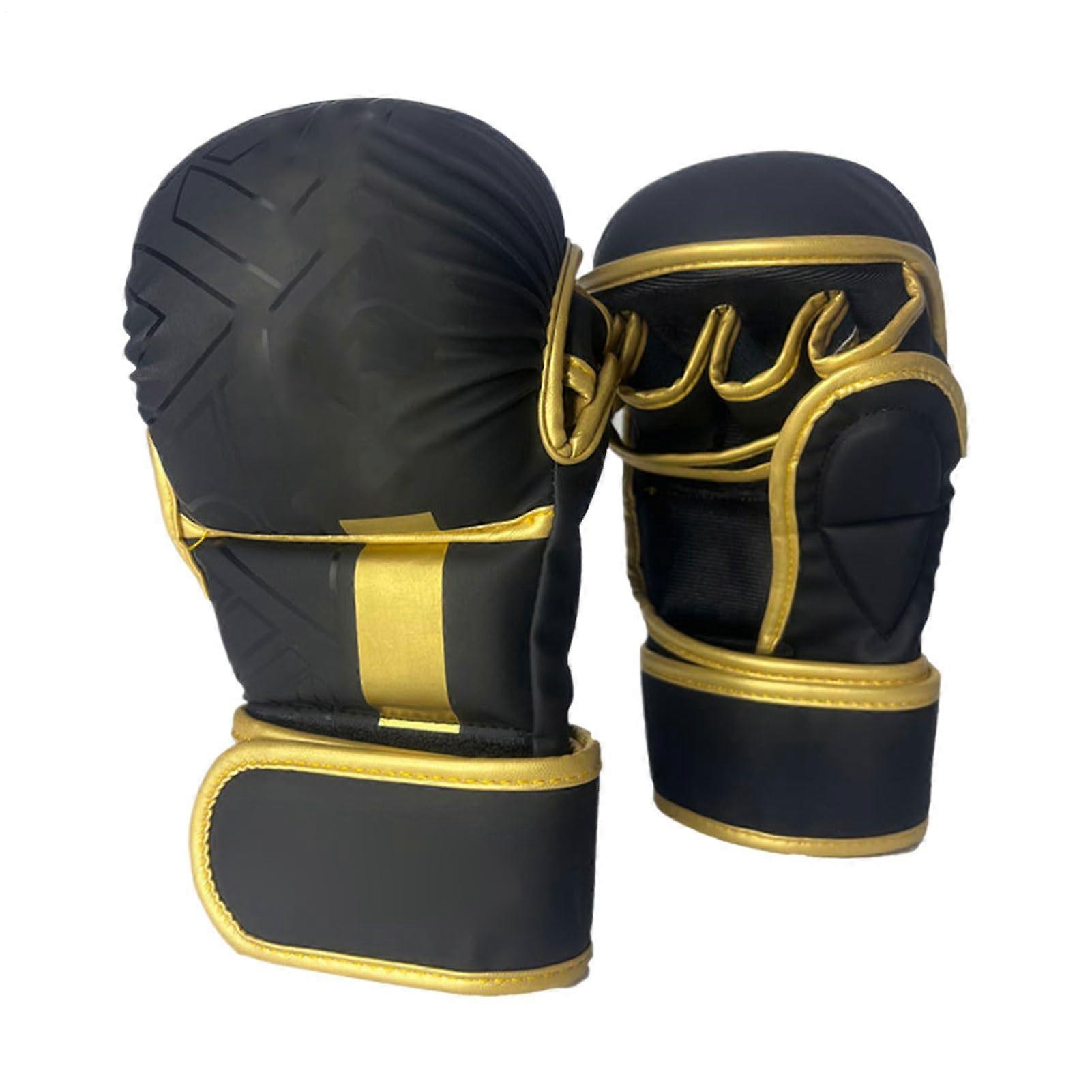 Boxing gloves, adjustable padded for heavy training, portable fitness