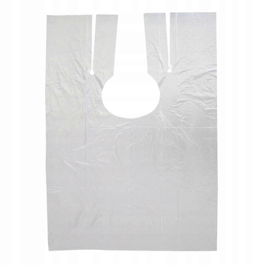 50x Plastic Waterproof Disposable Cape For