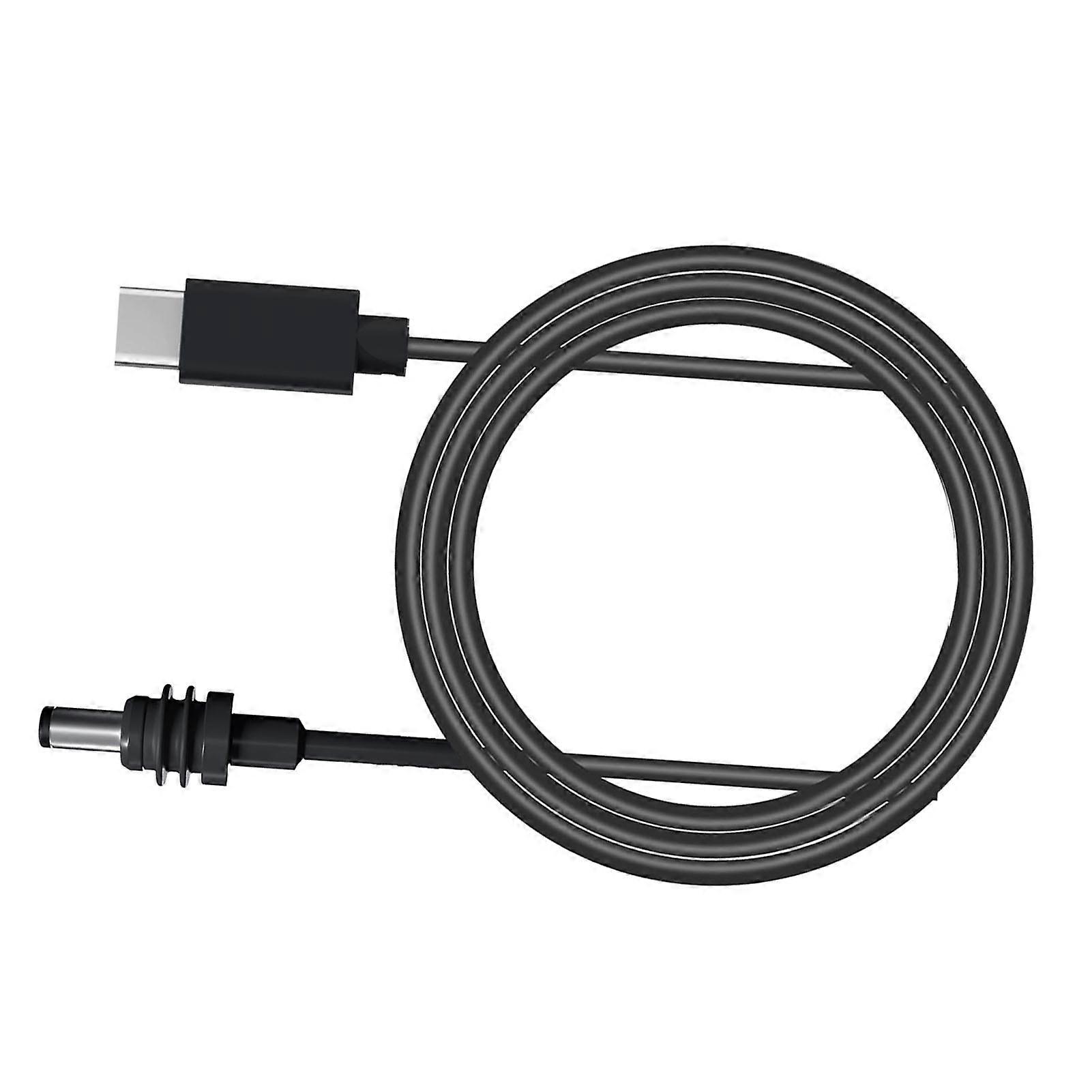 Rectangular Satellite DC Power Cable Replacement USB C to DC 100W 2m/6.5ft for 65W PD Power Supply 