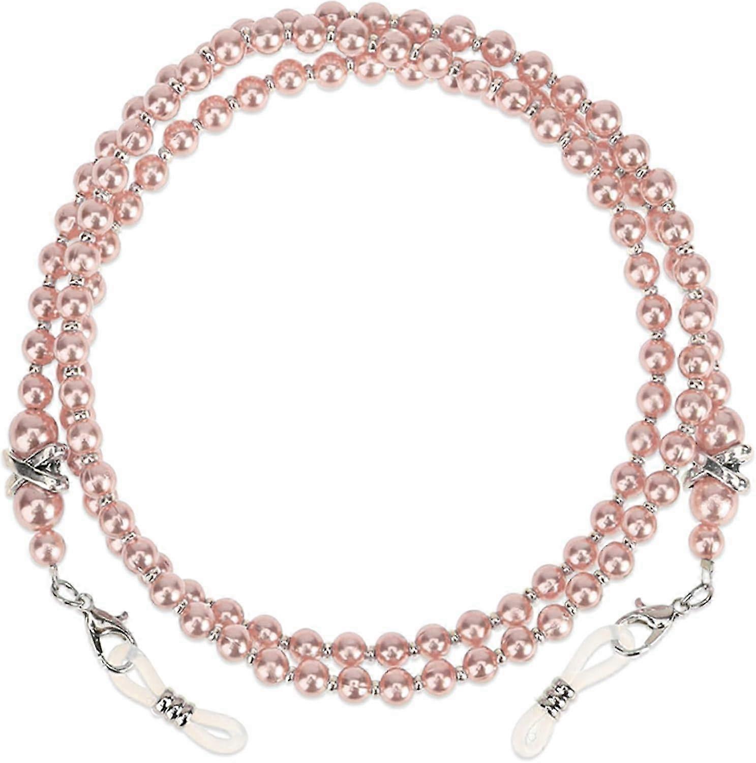 1/3 Pcs Eyeglass Chain, Pearl Beaded Chain for Glasses, Pink Eyewear Chain (1 Pc)