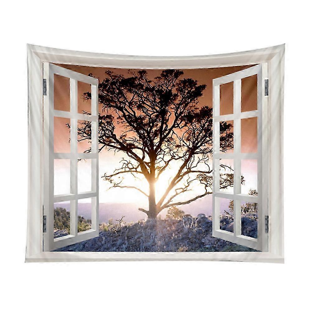 3D Trees Hanging Mat Art Beach Towel Carpet Tapestry Suitable for Picnics and Indoor Outdoor Use, Measuring 150 x 200cm
