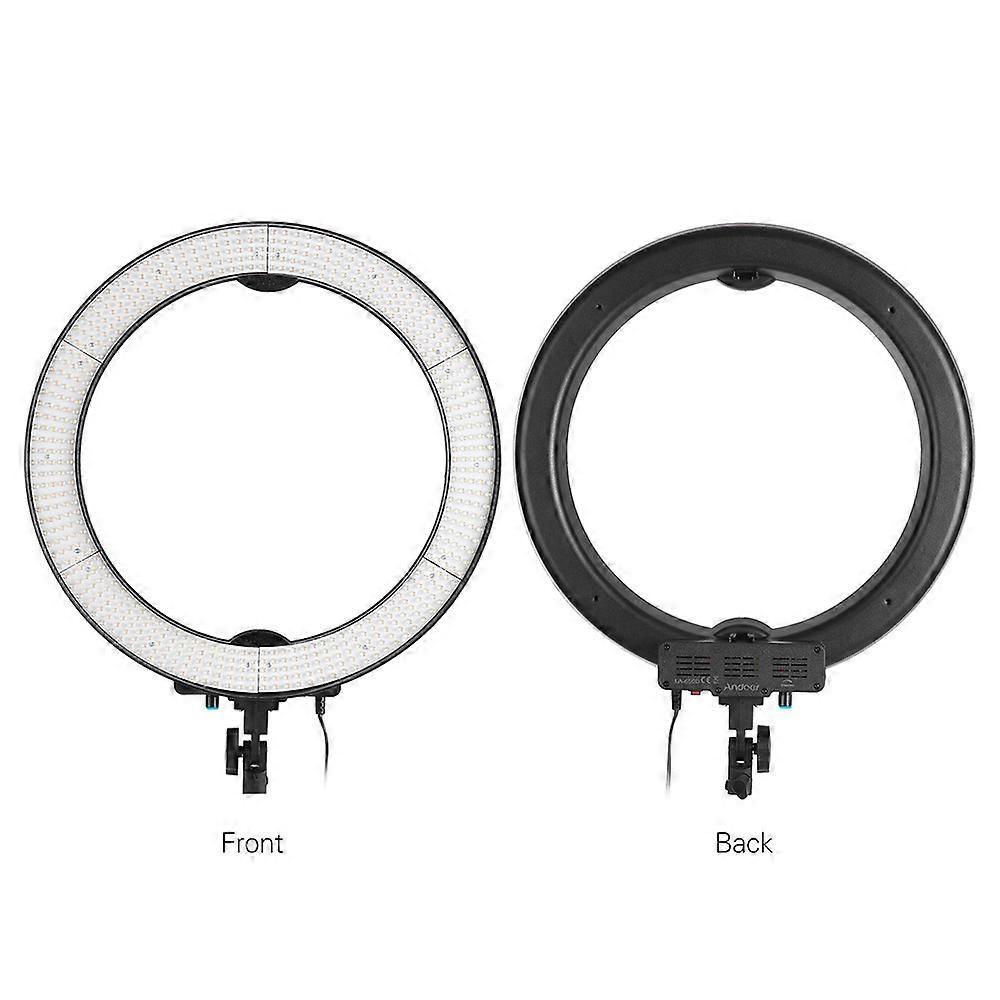 Andoer LA-650D 18" LED Ring Light: Dimmable Studio Light with High CRI and 5500K