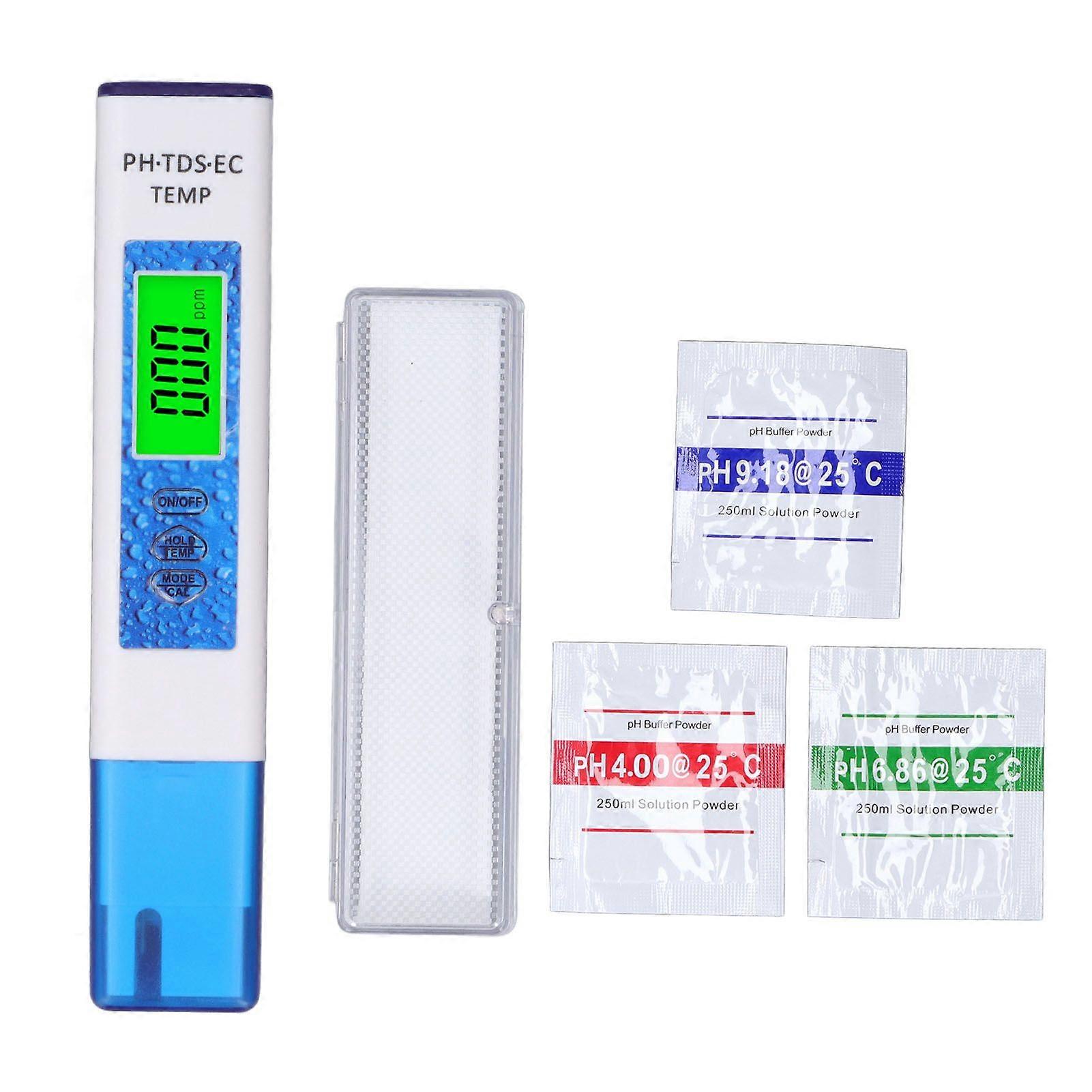High quality Portable PH/TDS/EC temperature four-in-one test pen TDS tester EC
