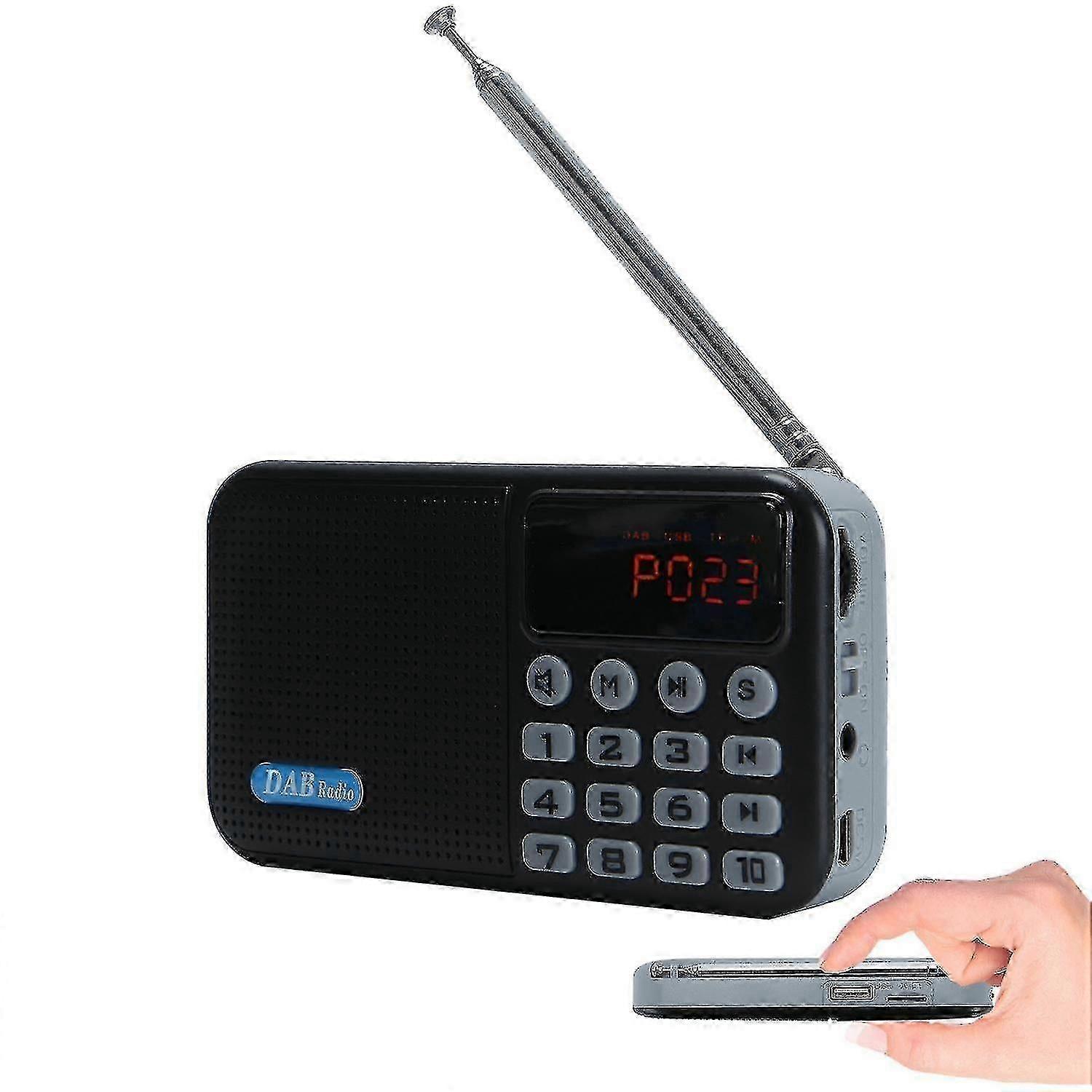 Fm Transmitters Dab Dab+ Digital Radio Portable With Fm Rechargeable Battery Bluetooth Speaker