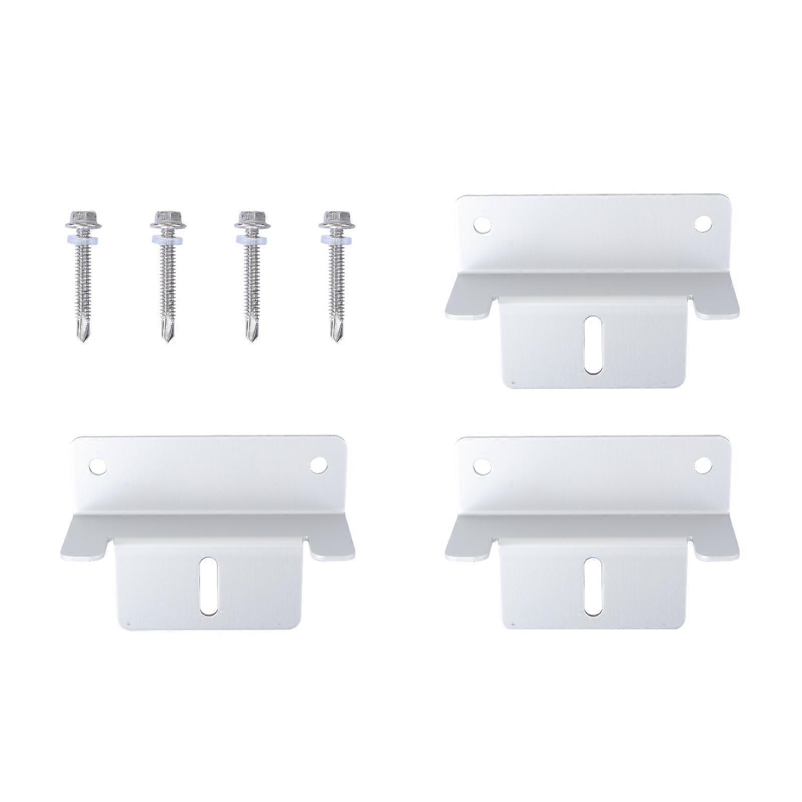 Ergonomic Solar Panel Mounting Kits, Perfect Fit for RVs and Trailers Installation