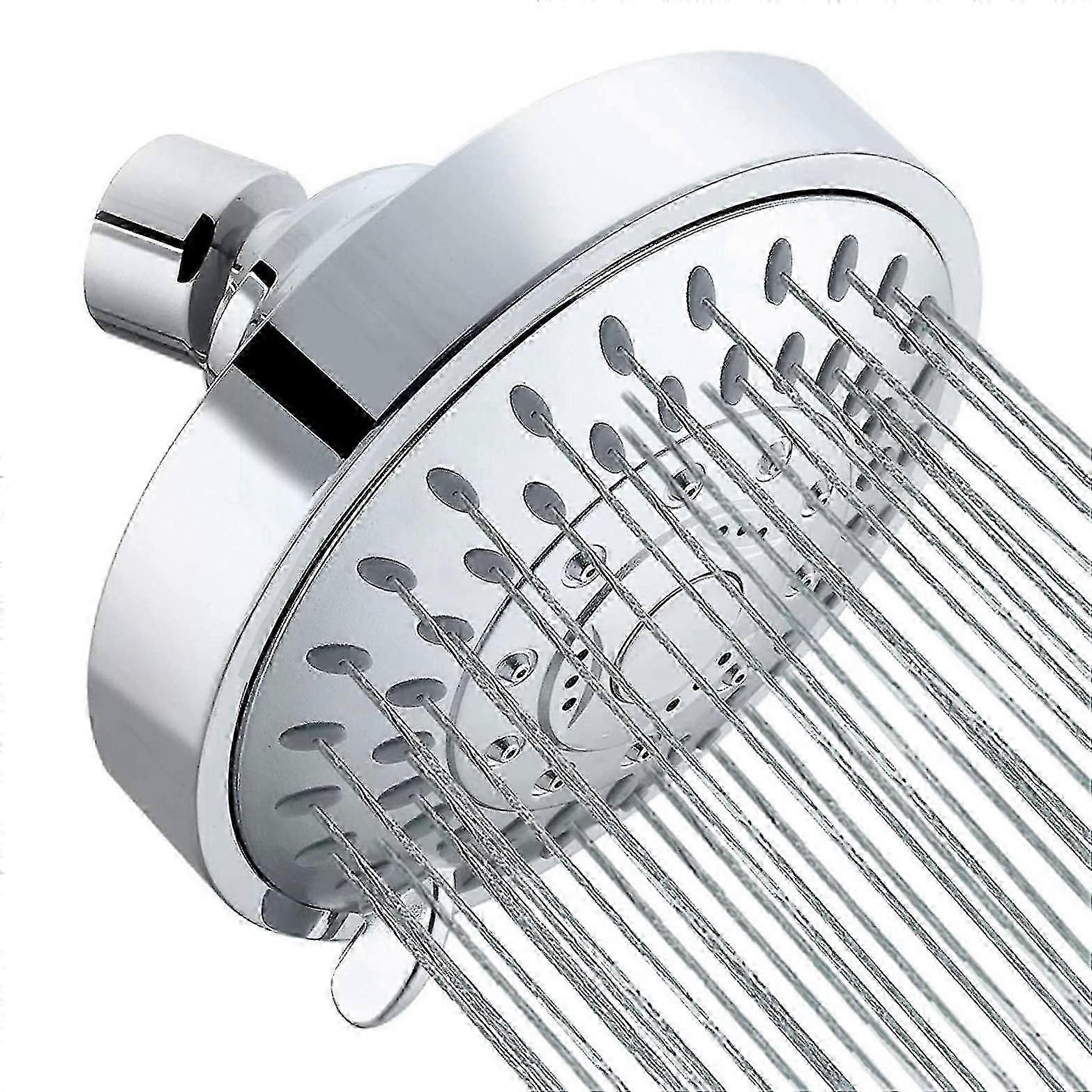 High Pressure Shower Head with 5 Adjustable Spray Modes & Swivel Ball Joint for Easy Angle Adjustment, Universal Fit