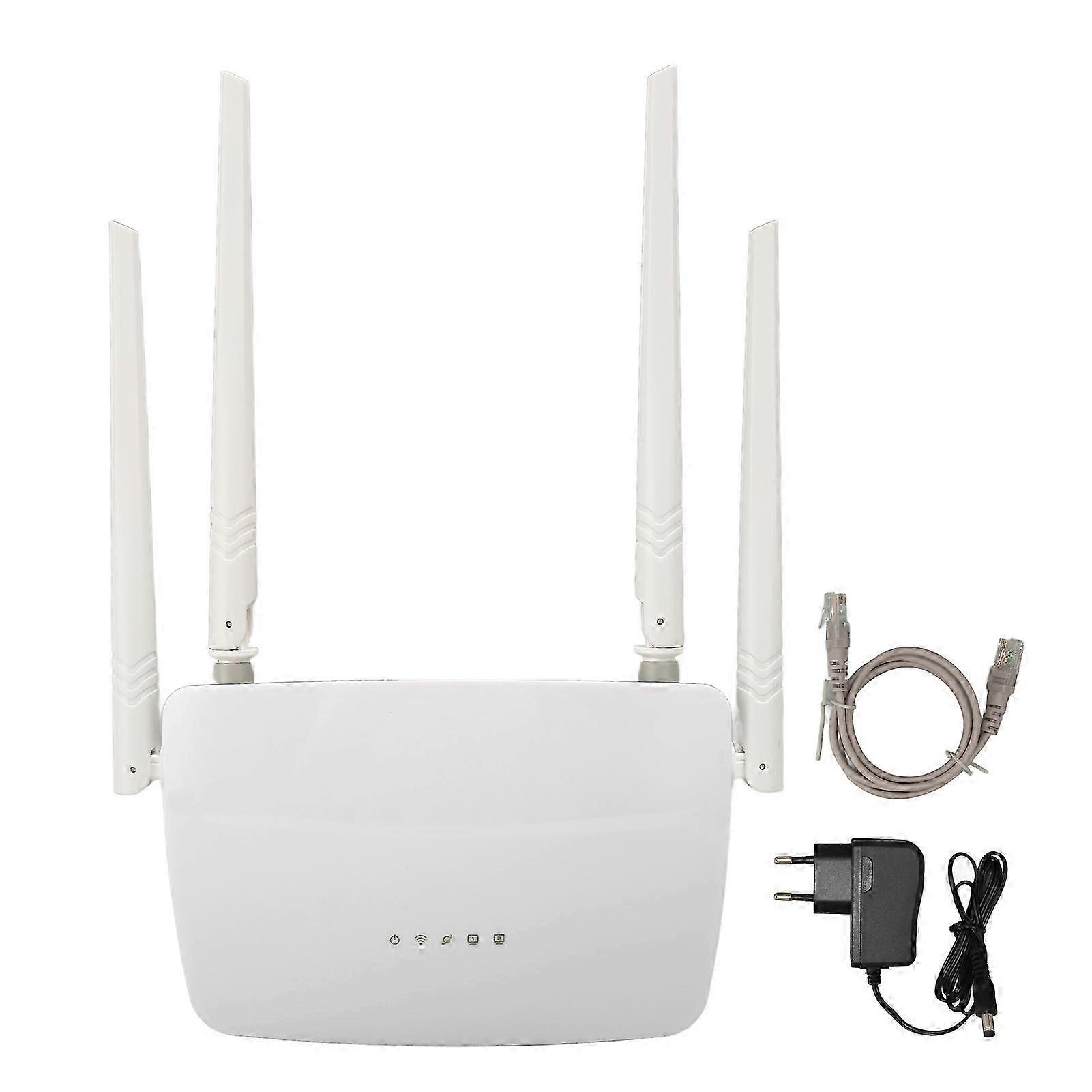 High-Speed Wireless Internet Router with 300Mbps, Featuring 4 High Gain Antennas for Enhanced Signal, Compatible with Various Devices and 10