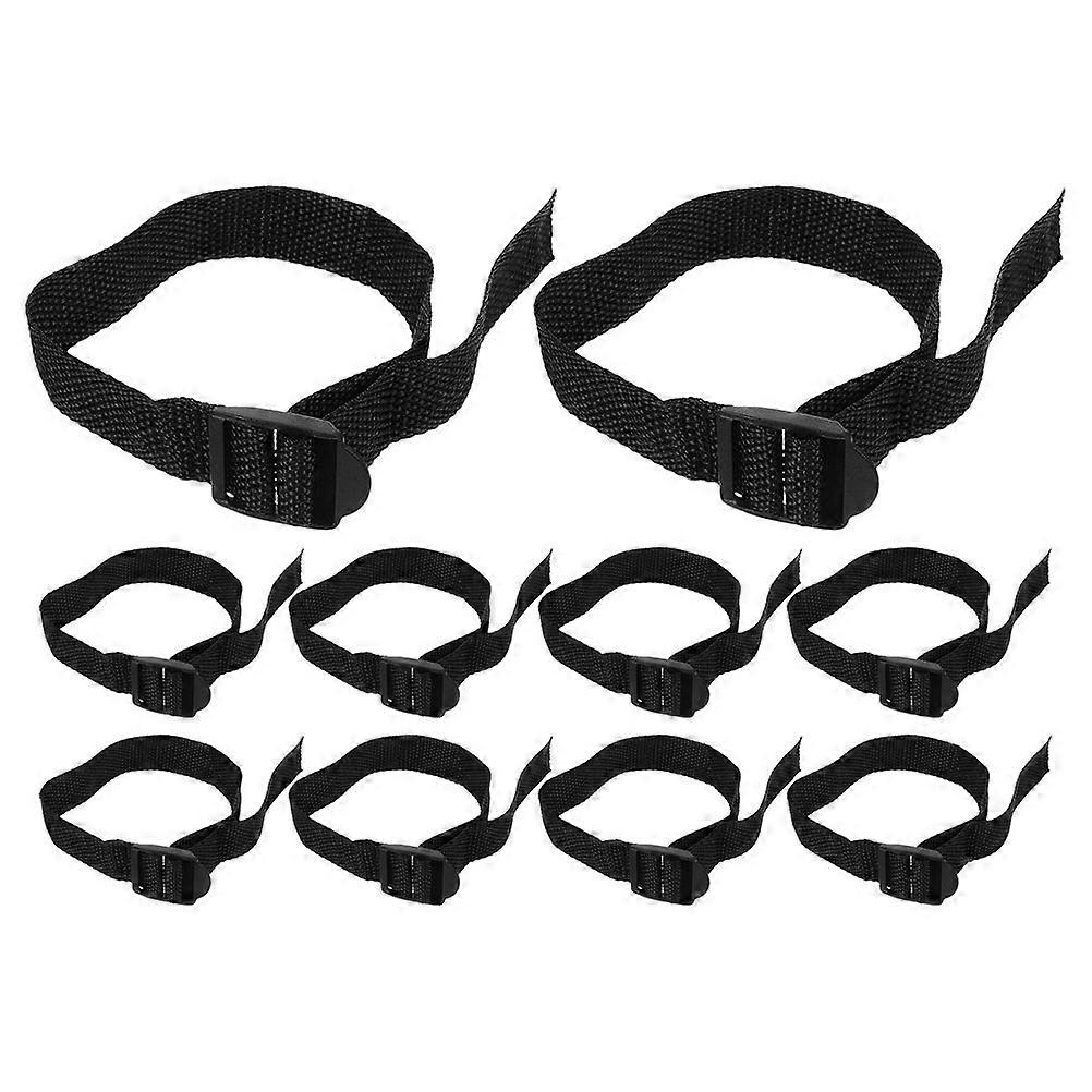 10pcs Lawn Aerator Straps for Manual Soil Aeration Durable Nylon Garden Spike Shoe Bands for Easy Attachment and in Outdoor Lawn Care