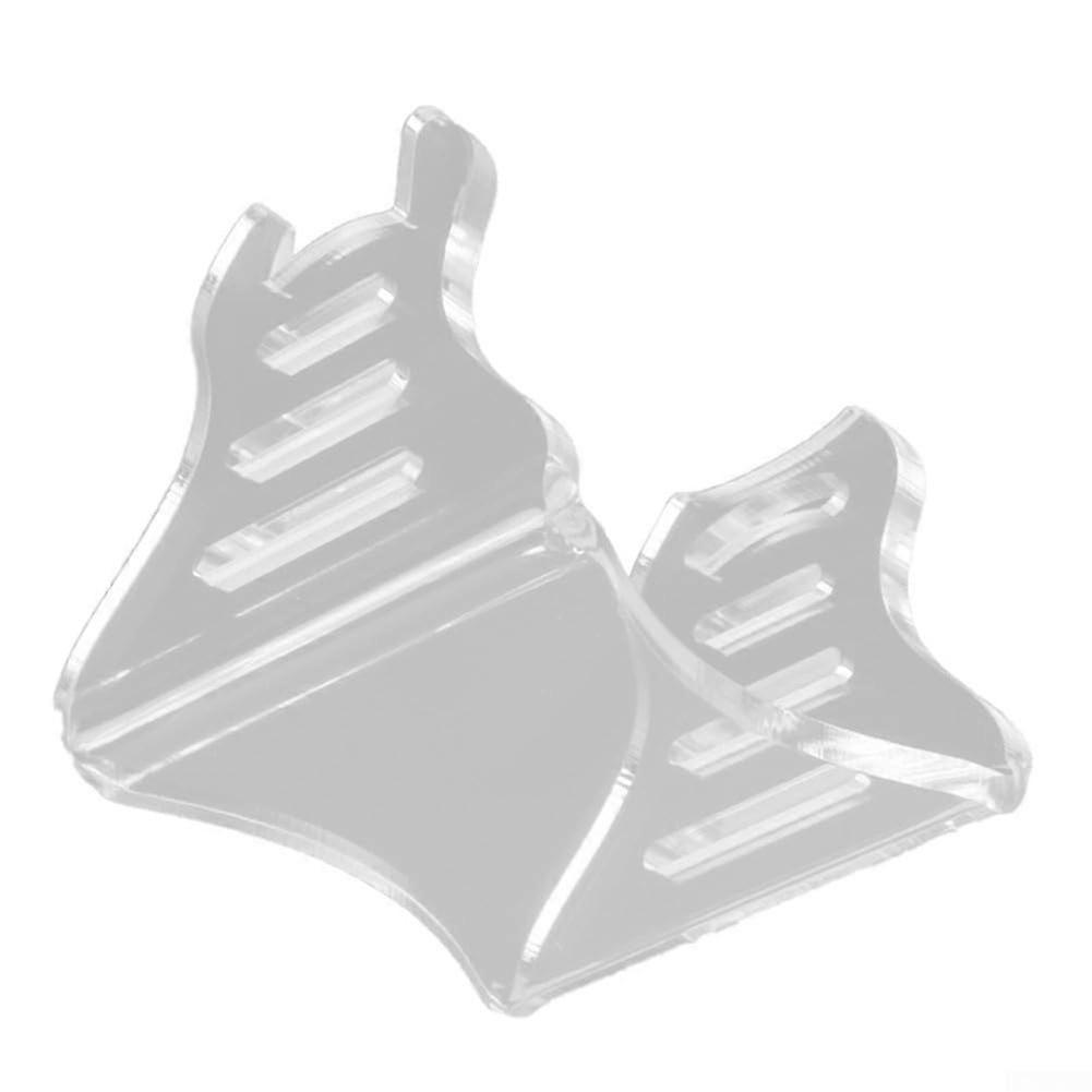 Elegant acrylic stand for fishing reels, ideal display solution for your baitcast equipment.