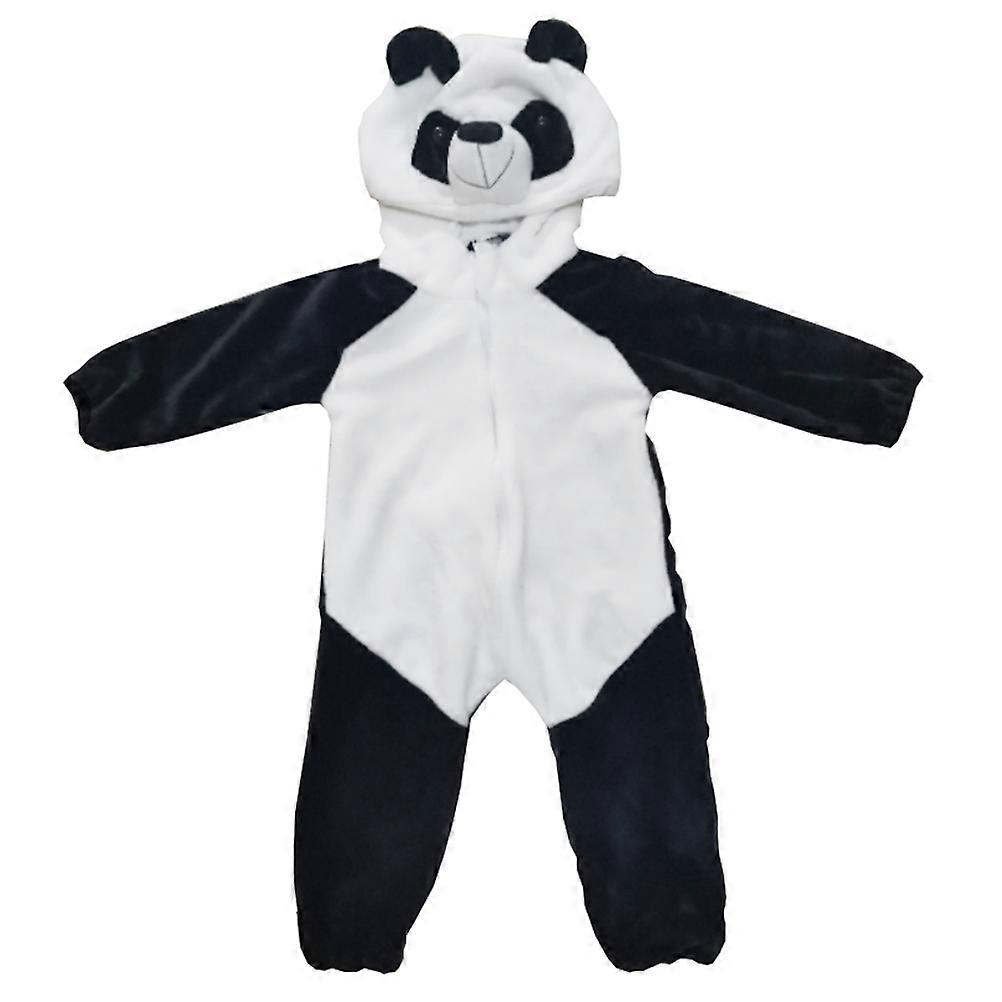Long Sleeved Panda Romper for Cute Cartoon Costume – Soft and Comfortable Outfit for Autumn and Winter