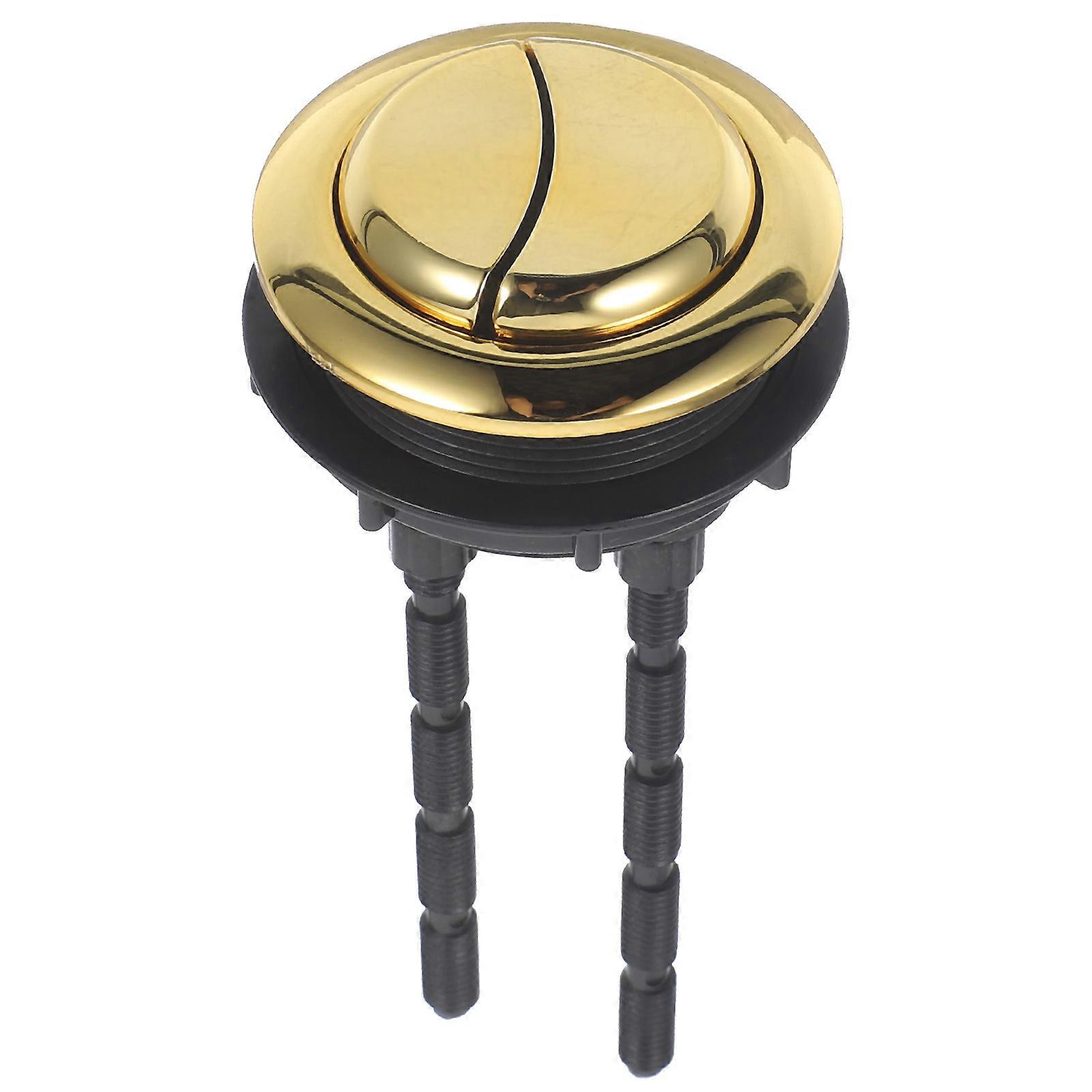 Toilet Button Press Dual Flush Toilet Flusher Efficient Drainage Assorted Color 14.50X6.00X6.00cm 1Set