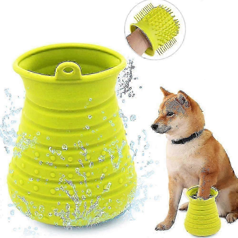 Pet Supplies Dog Paw Cleaner, Made of All Silicone Material, Dual-Sided Massage Feature for Effective Cleaning