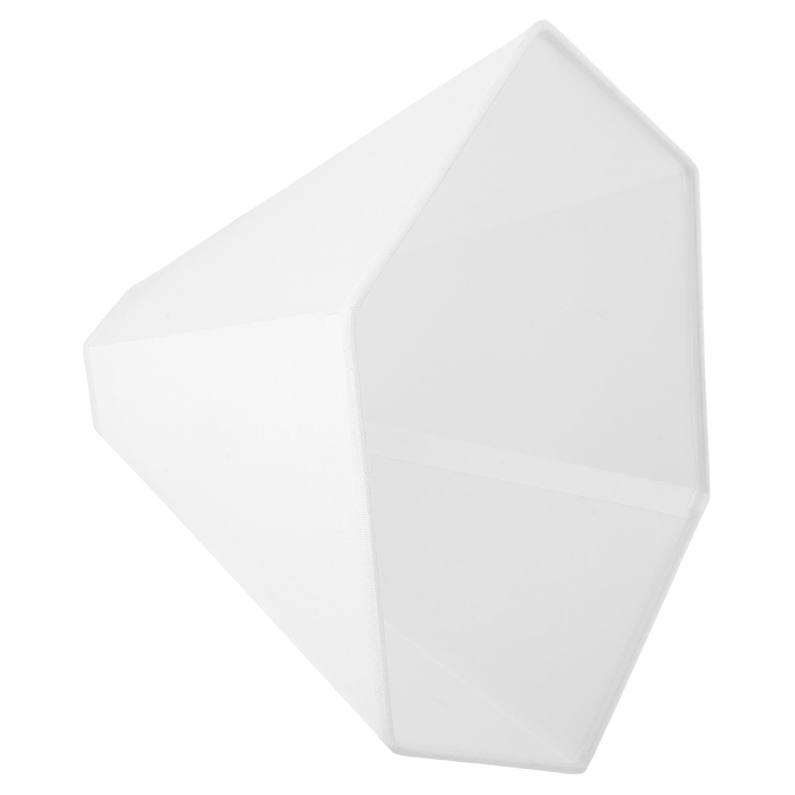 Fabric Lampshades For Table Lamp Replacement Lampshade Modern Elegance Soft Lighting White Cloth Iron 1Pack