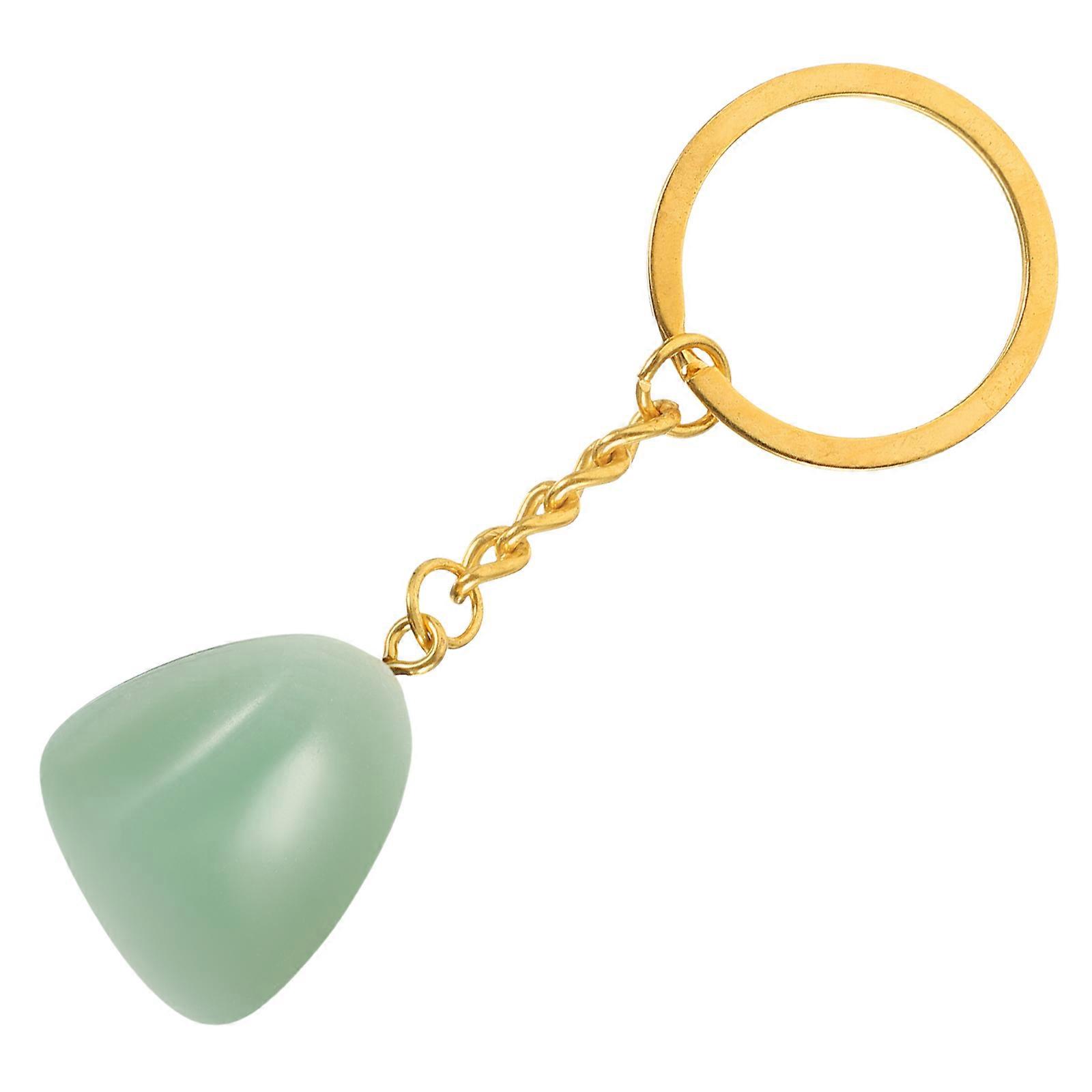 Key Chain Charm Crystal Stones Keyring Stone Shape Multi Color 8.50X3.00X1.50CM Design Prevent Key Loss 1Pcs