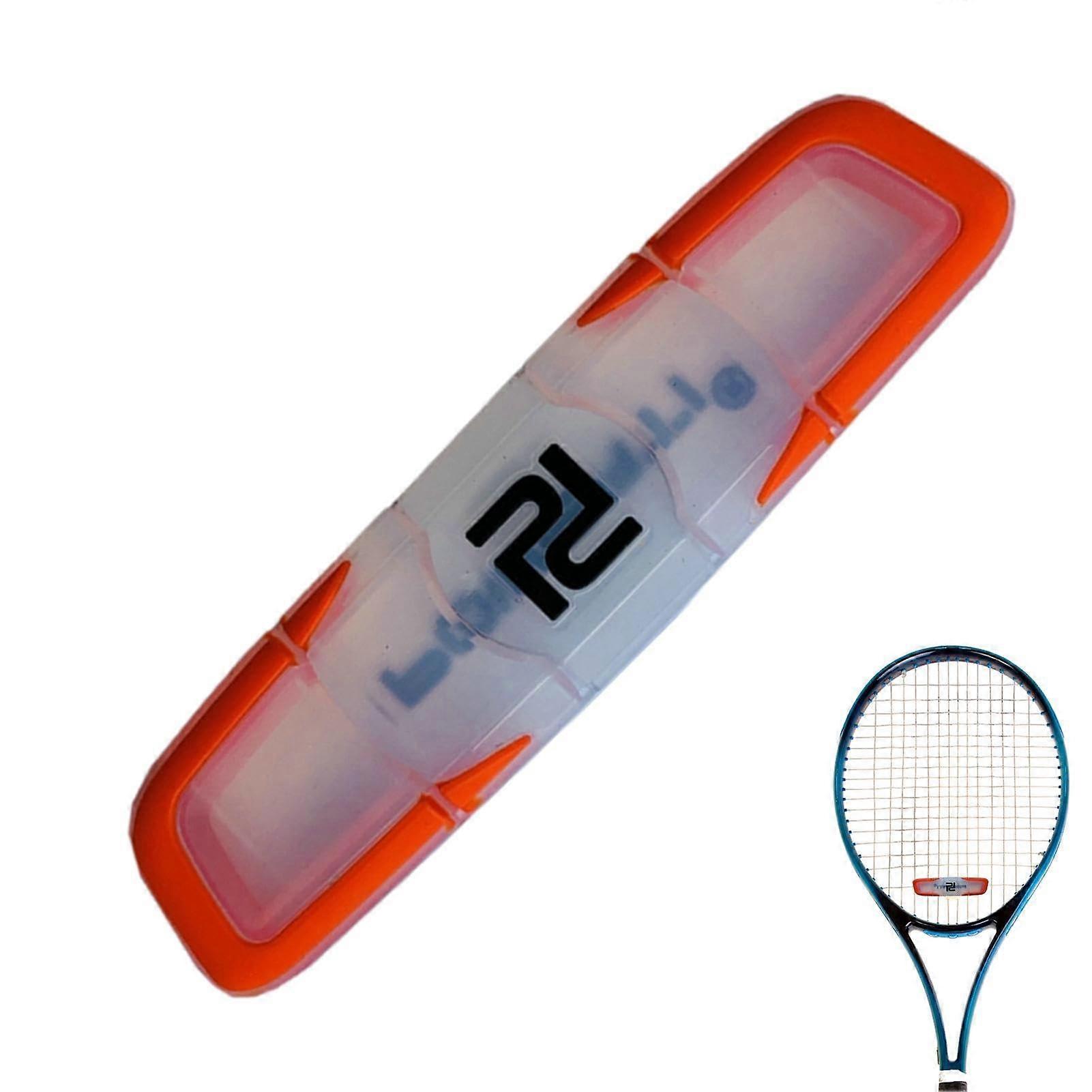 Shock Absorber for Tennis Rackets Polysilicone Damper, Vibration Damper for Long Rackets, Shockproof Replacement, Orange