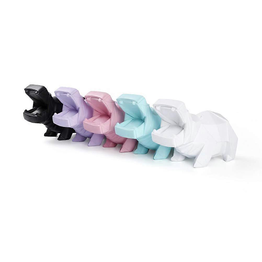 Decorative Hippo Shaped Money Box Desktop Decoration Household Adornment Purple Child Saving Encouragement 1Pack