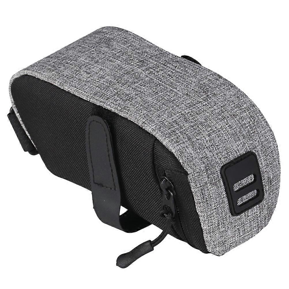Bike Saddle Bag Tail Bag Cycling Cushion Mini Portable Road Bike Bag for Cyclists Grey 15x7x7cm Storage Weather Resistant 1PC