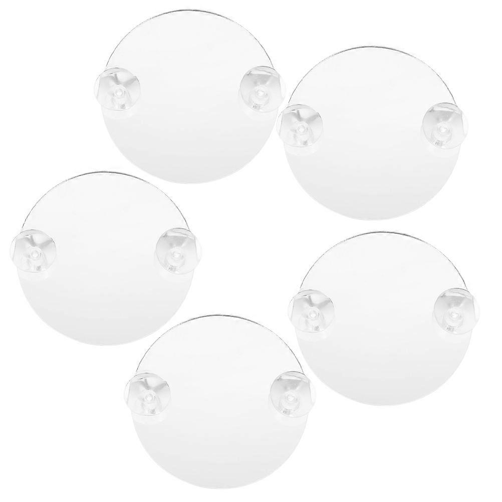 Betta Fish Mirror Observation Training Decoration Square Acrylic 5Pcs