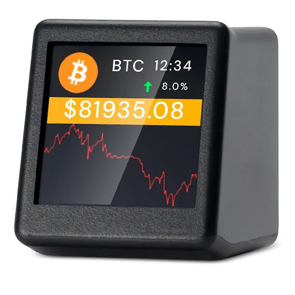 New 2.4G WiFi Crypto Tracker Crypto Price Displayer 300 Major Cryptocurrencies Can Be Switched Free