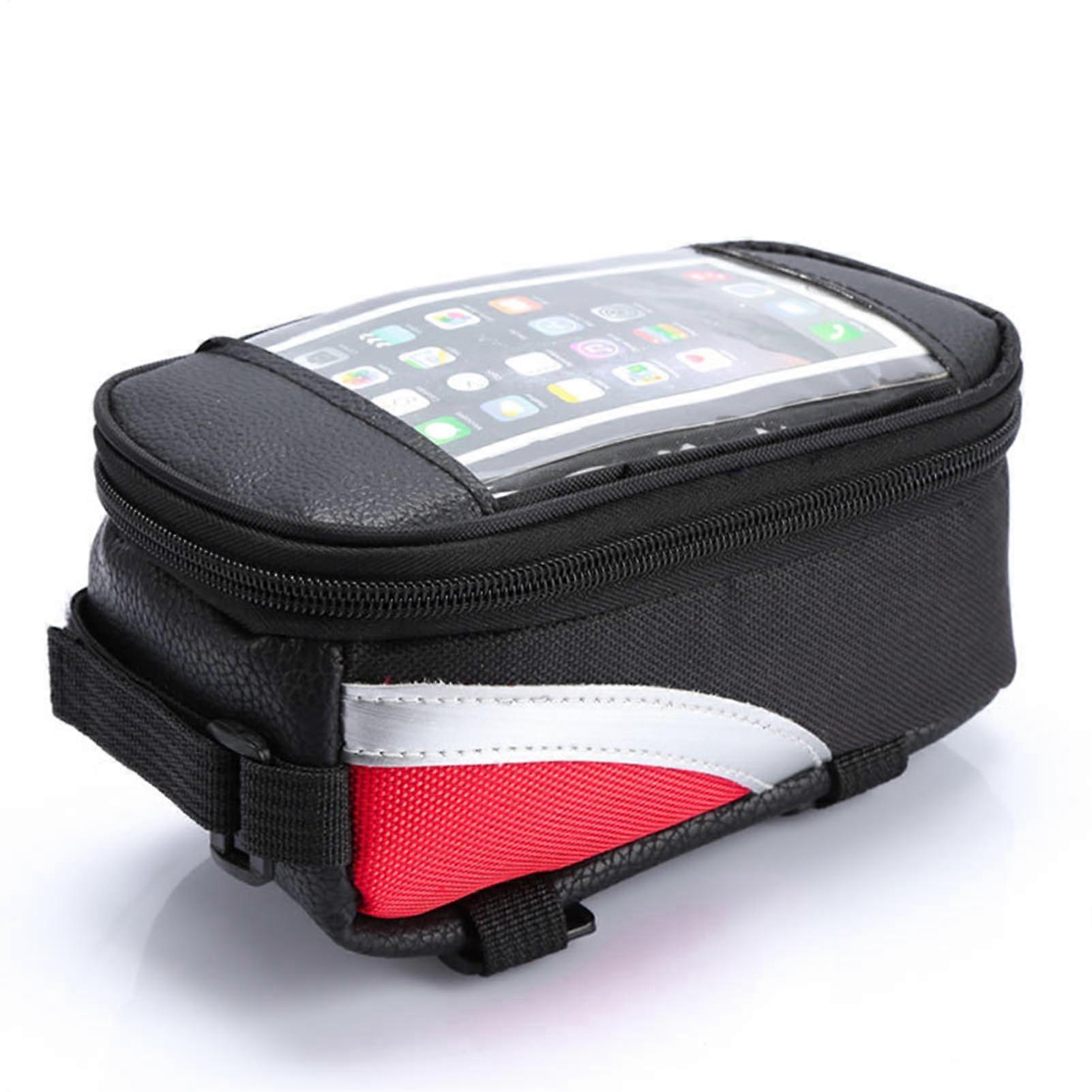 Bike Handlebar Can, Bicycle Phone Bag for Cycling with Touchscreen