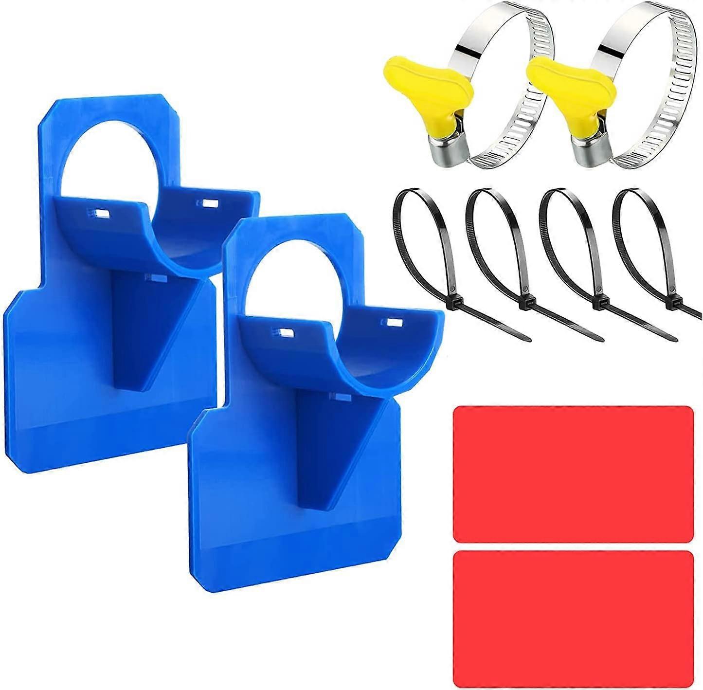2 pieces of pool hose holder to prevent the hose from falling