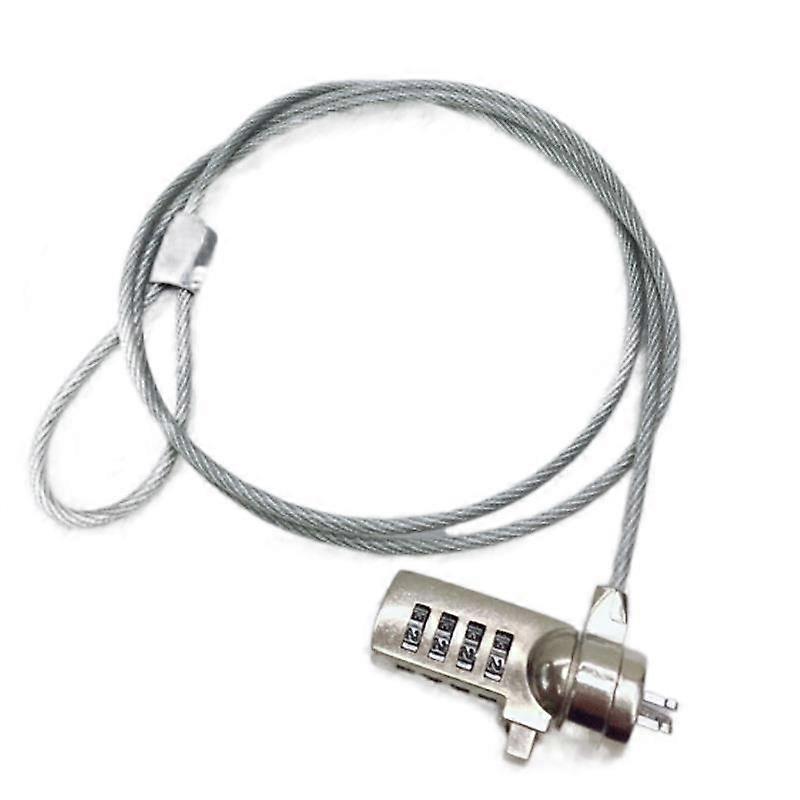 1.2m portable combination lock, portable cable lock, 4-digit password