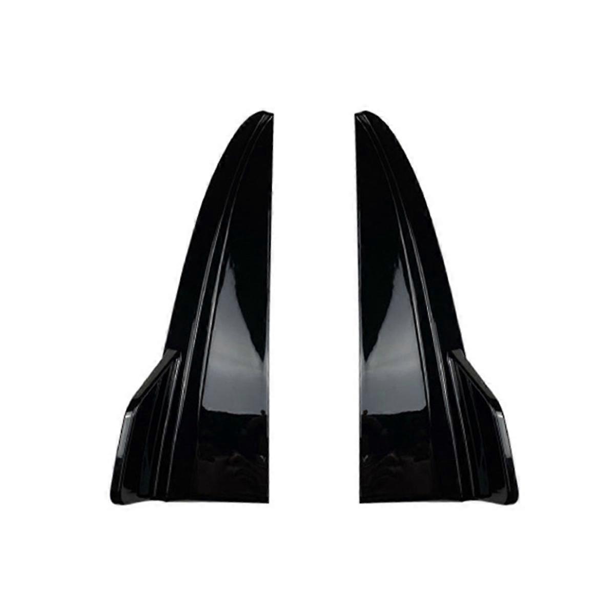 Car Rear Bumper Canard Lip Splitter Side Vent Kit