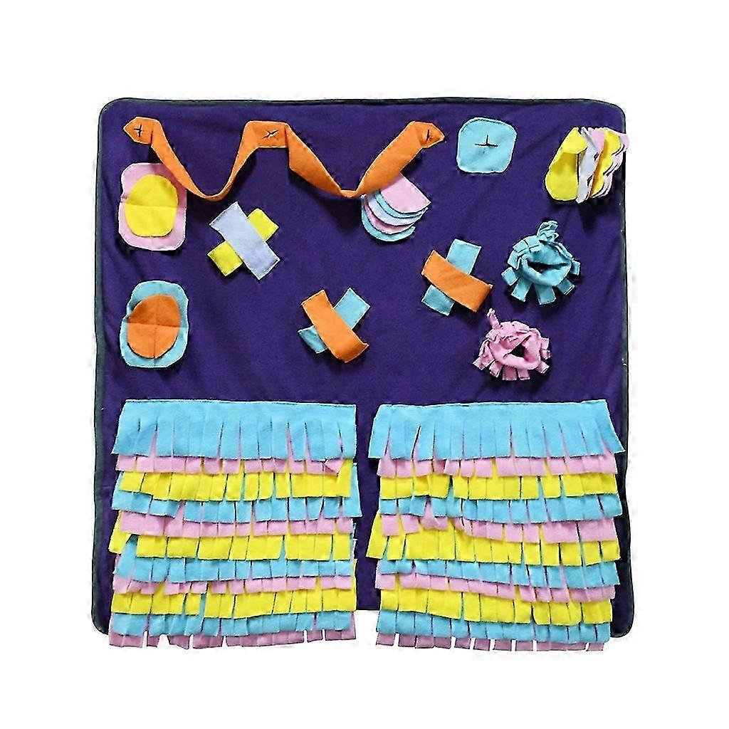 Pet Dog Snuffle Mat for Nose Smell Training, Slow Feeding Puzzle Toy, Non-Slip Stress Relief Blanket (Specify Size)