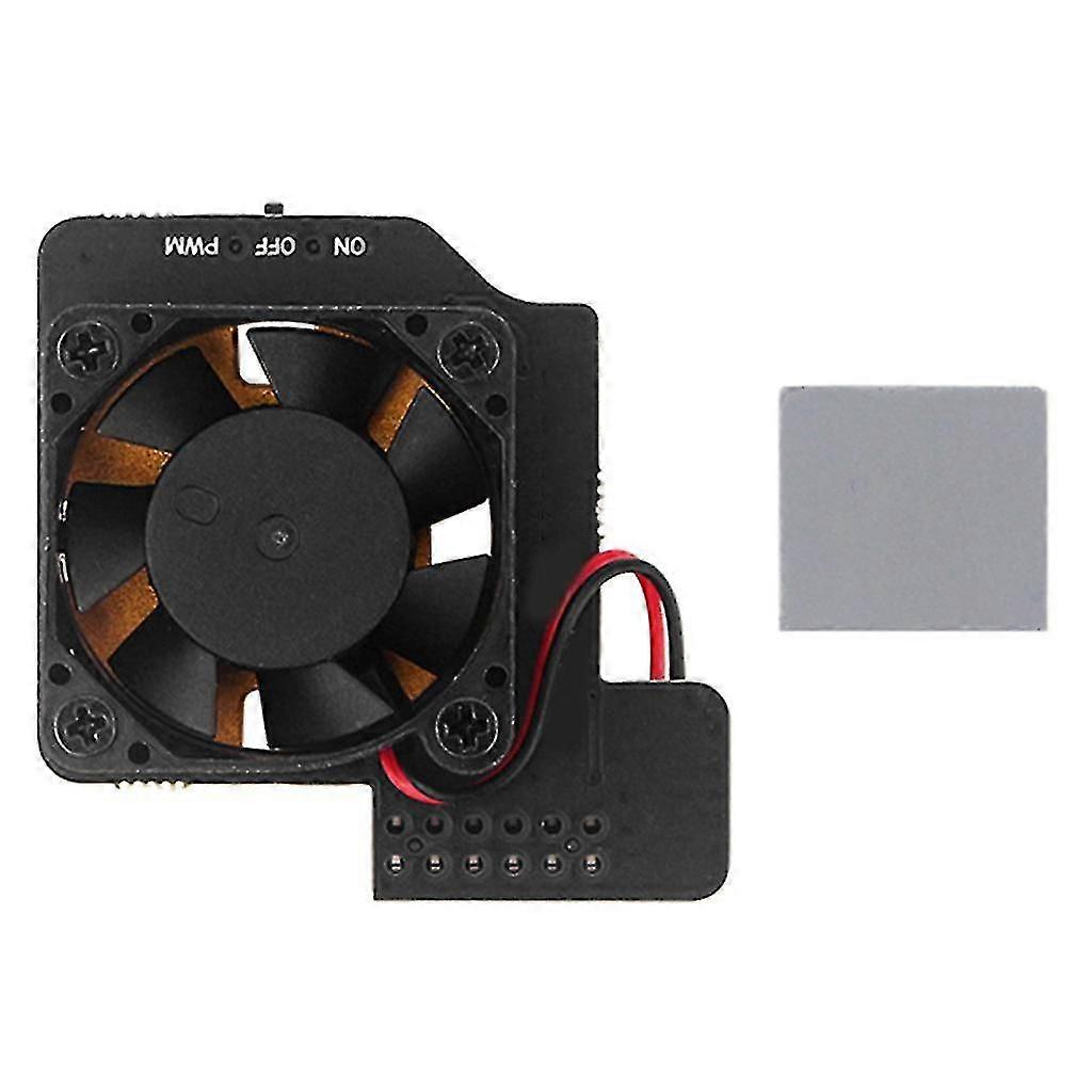 Speed Adjustable Mini PWM Cooling Fan, Copper Metal Heatsink for Raspberry Pi