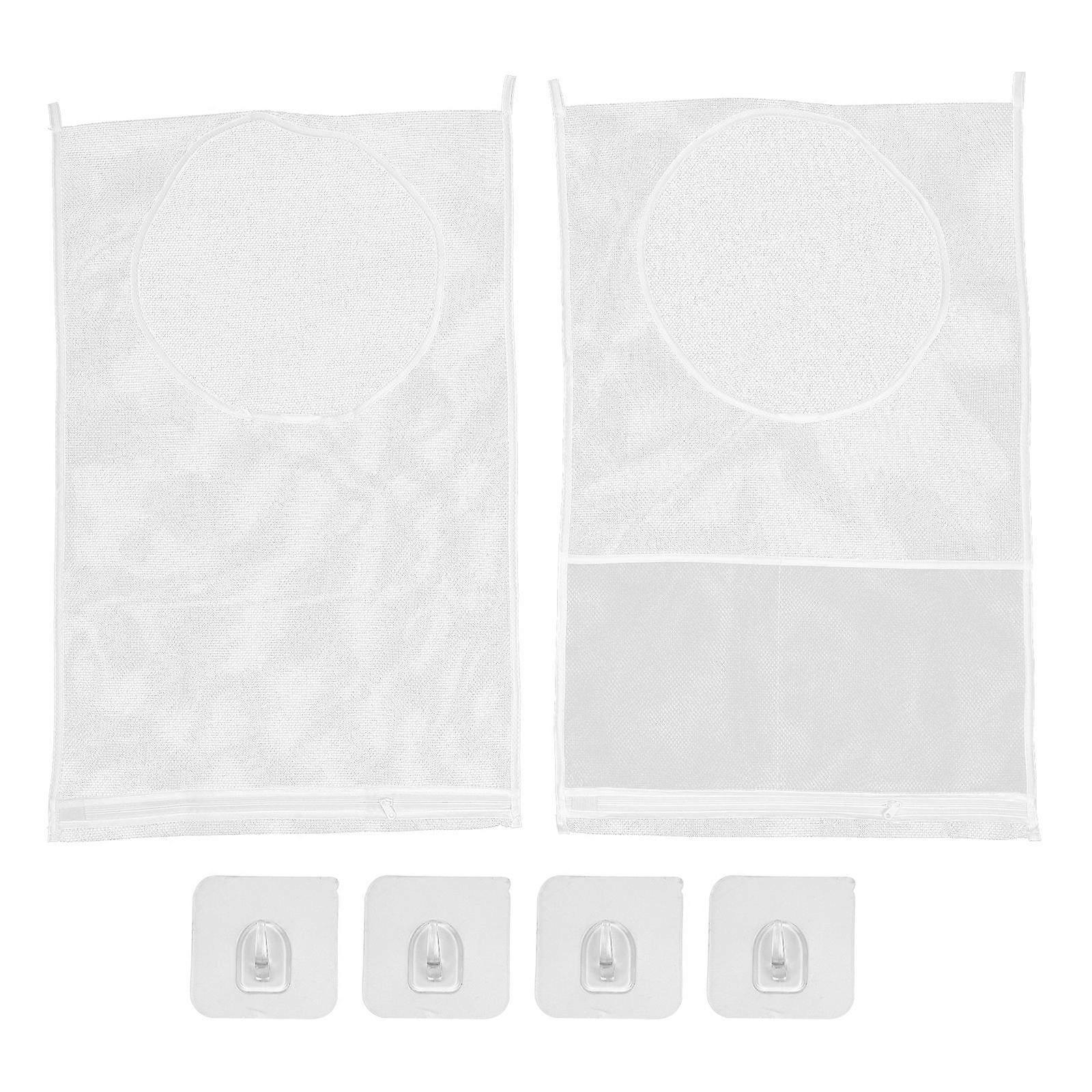 Household Hanging Bag Bath Toys Storage Net Bag Kids 74X47CM 2Pcs