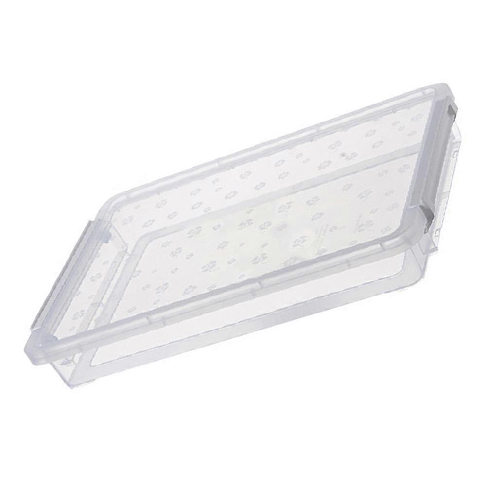 Clear Bins For Storage Document Paper Filling Case White Color Rectangular Shape 14.4X9.6X2.0in Paper Organization 1Set