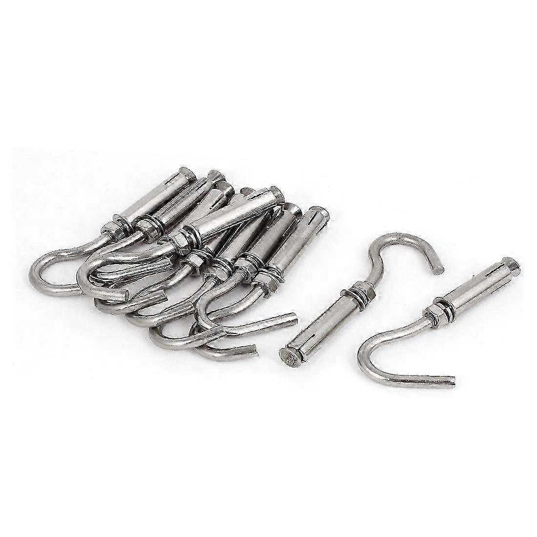 10pcs 304 Stainless Steel Expansion Anchor Bolt Open Cup Hooks M6 for Certain Brands with Reliable Efficacy