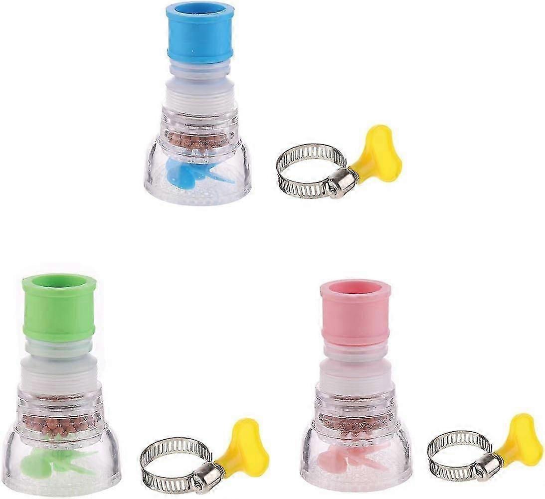 Faucet Water Filter Healthy Kitchen Accessories with Rotating Water Saving Filter Element