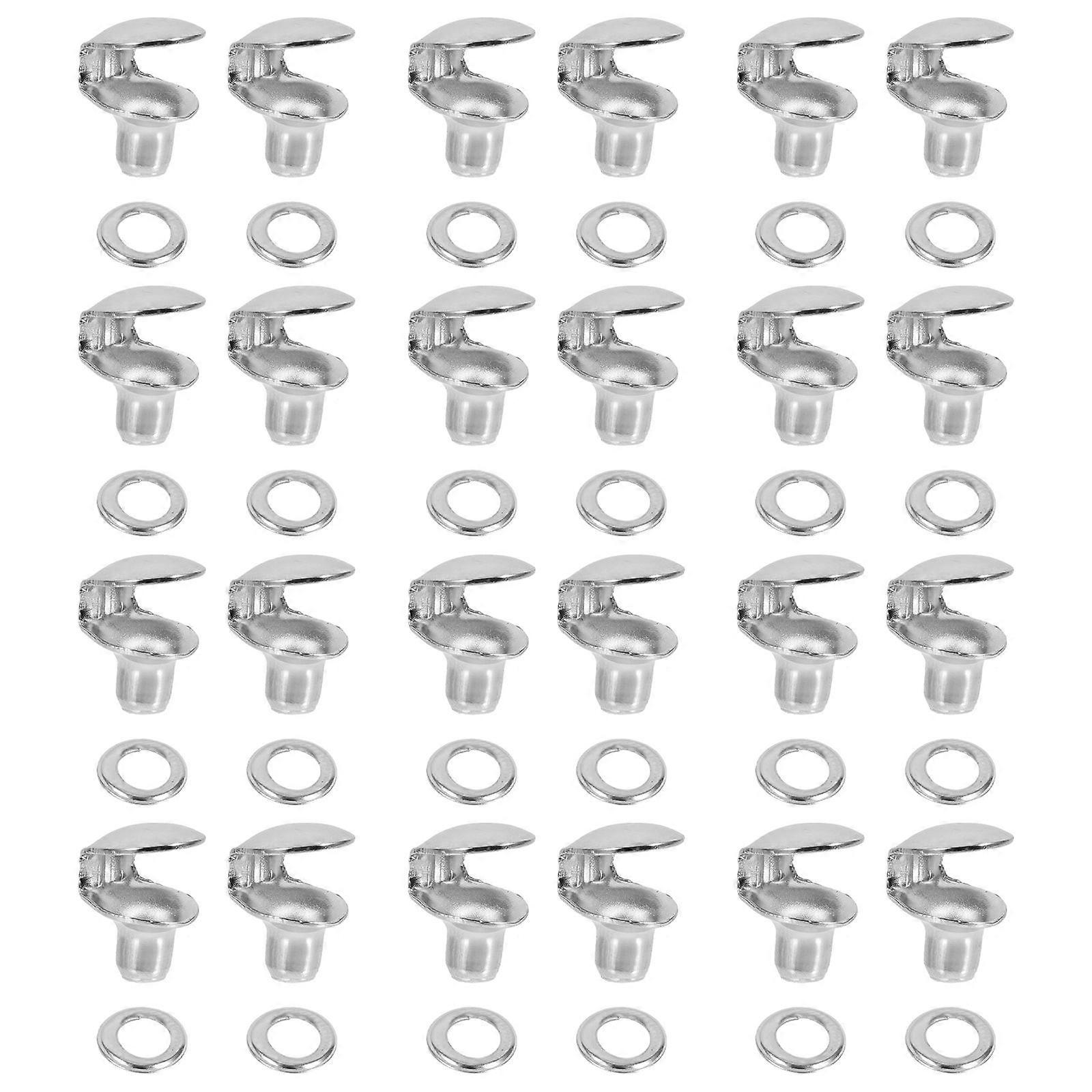 20Pcs Brass Boot Hooks Shoe Lace Hooks Set Boots Shoelace Buckles Shoelace Fixing Hooks