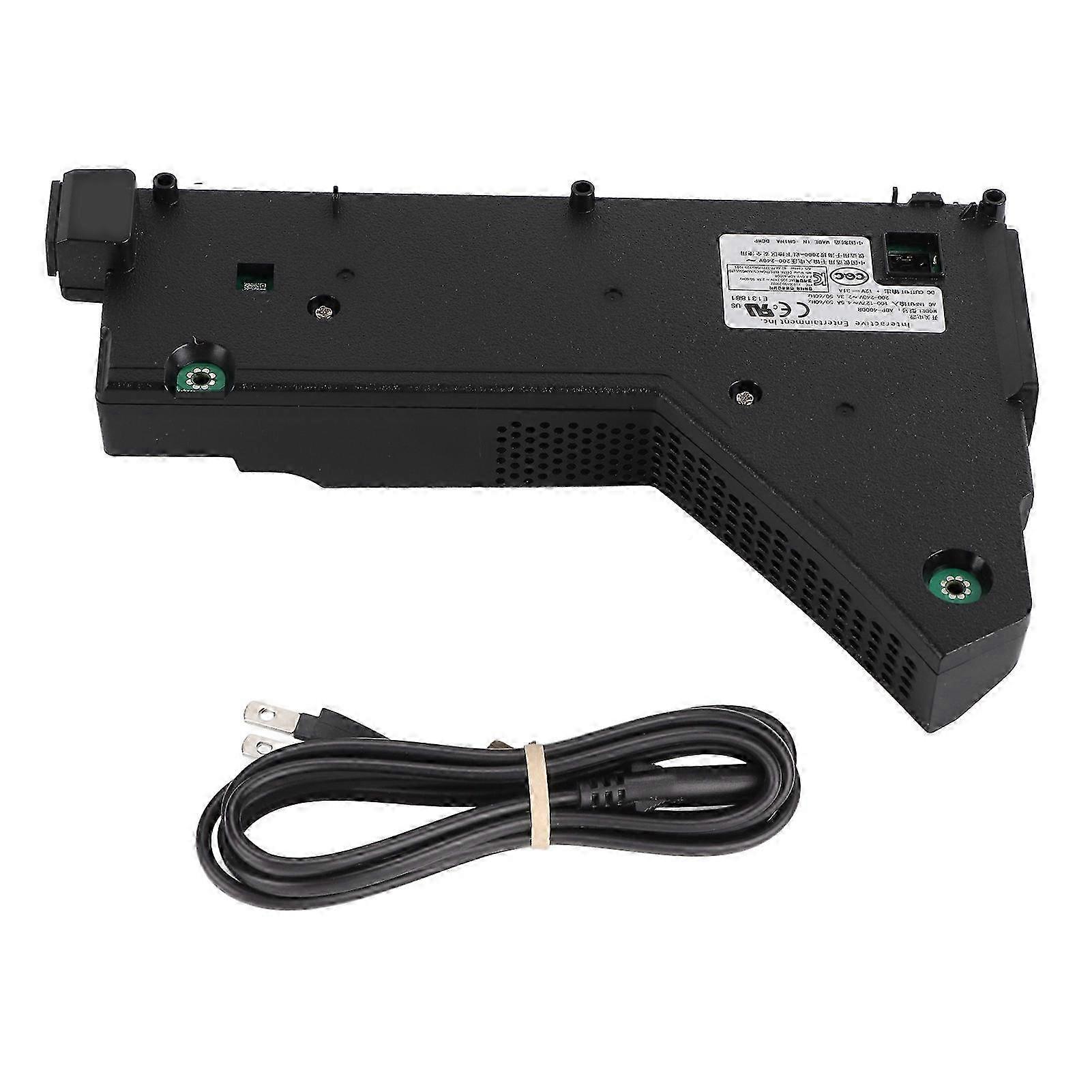 Power Supply Replacement Compatible with PS5 Internal Power Supply with Power Cord 100-127V 200-240V US Plug