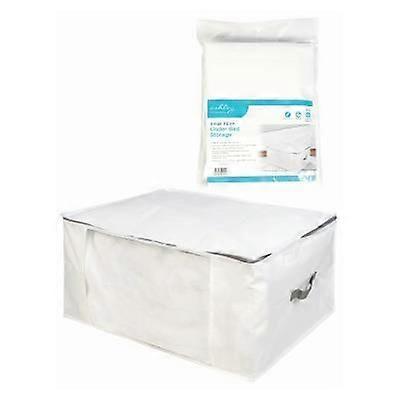 Small Peva Under Bed Storage Boxes Organiser Plastic Window
