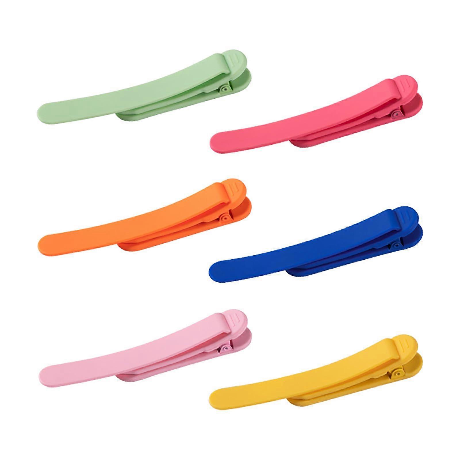 Silicone Automatic Bookmarks Pack of 6 for Reading, Durable Book Accessories for Men, Women, and Children