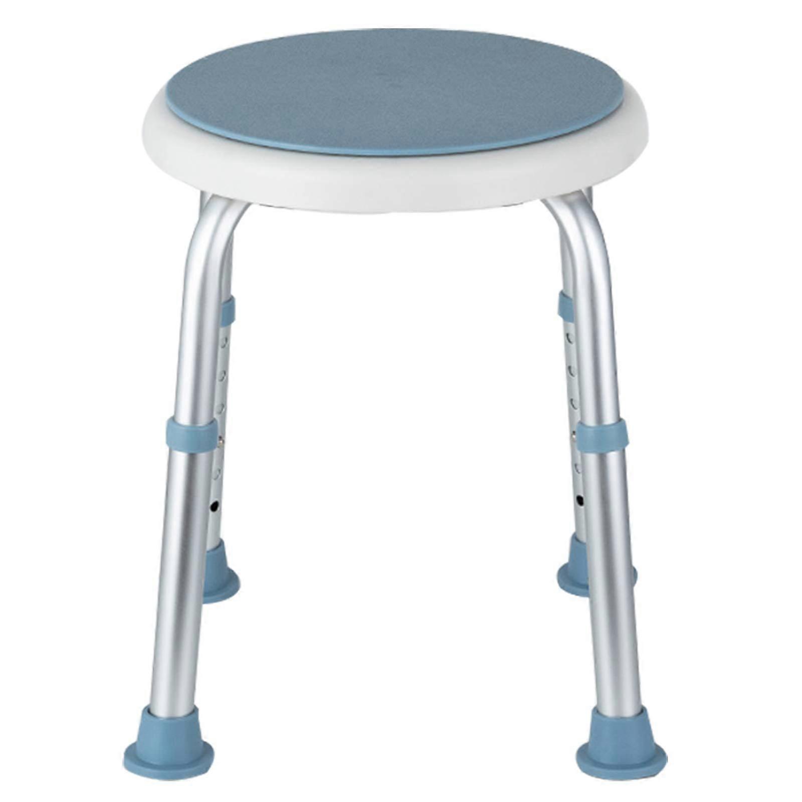 Rotating Bathtub Shower Seat, 360 Swivel Shower Stool, Adjustable Bath Stool with NonSlip Feet Pink A