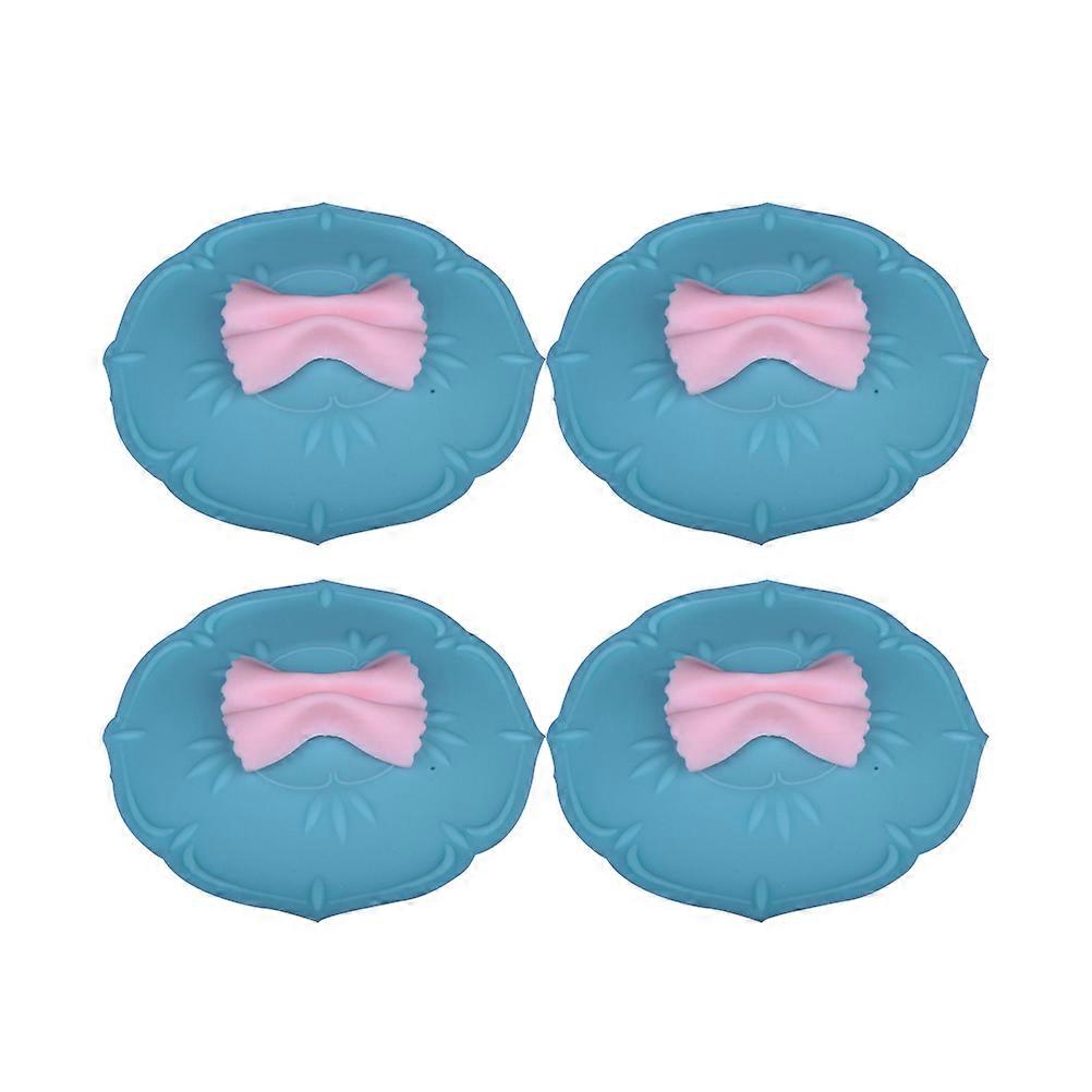 Multi-Function Cup Cover Food Grade Silicone Maintain Hygiene 4Pcs