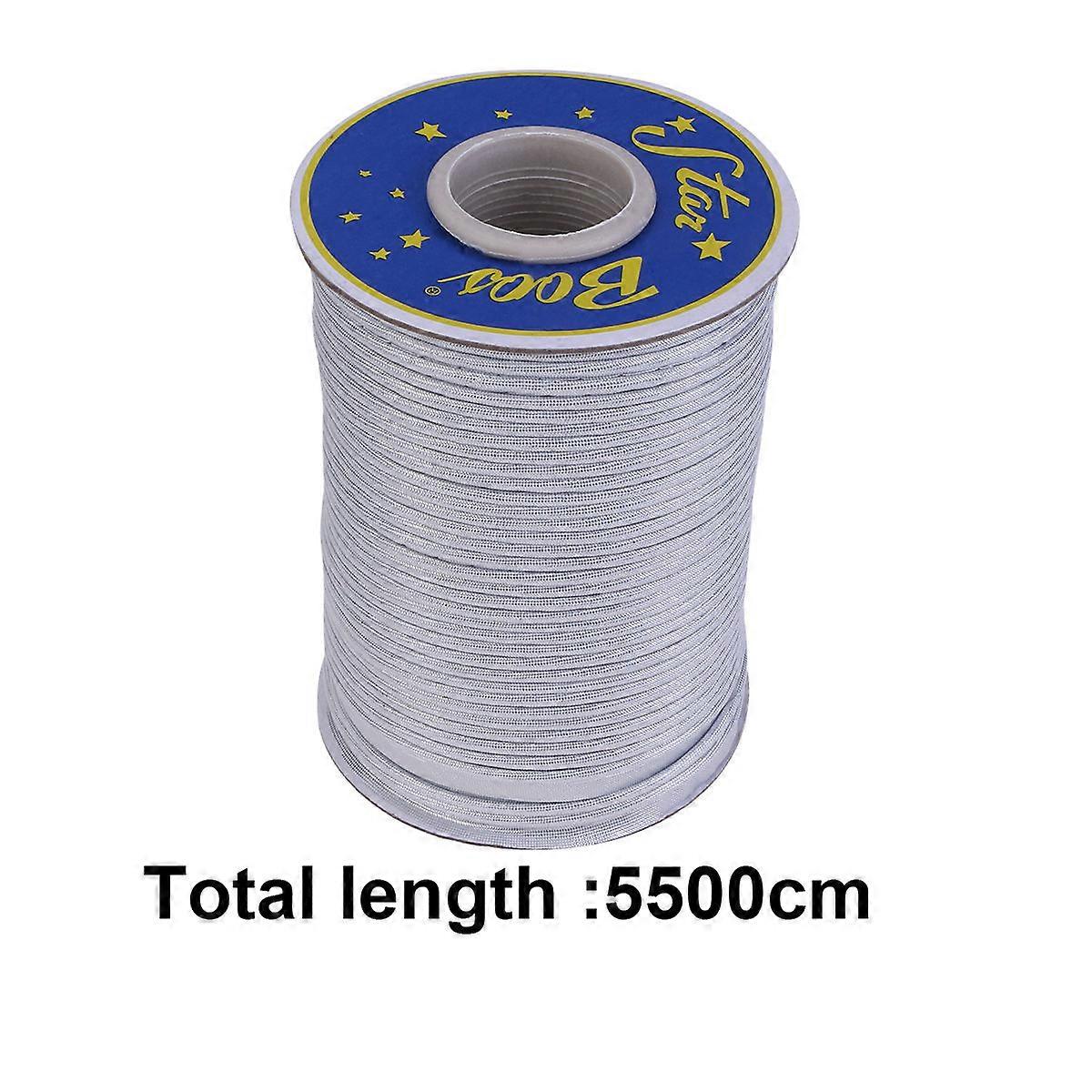 Upholstery Piping Trim Cheongsam Ribbon Silver 5500 x 1 x 0.2 Cm Cheongsam Sewing 1Pack