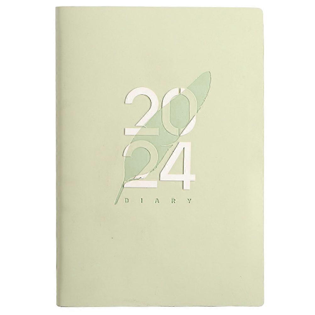 Appointment Notepad Weekly Plan Pad Students Time Management Light Green 21.00X14.50X1.50CM 1Set